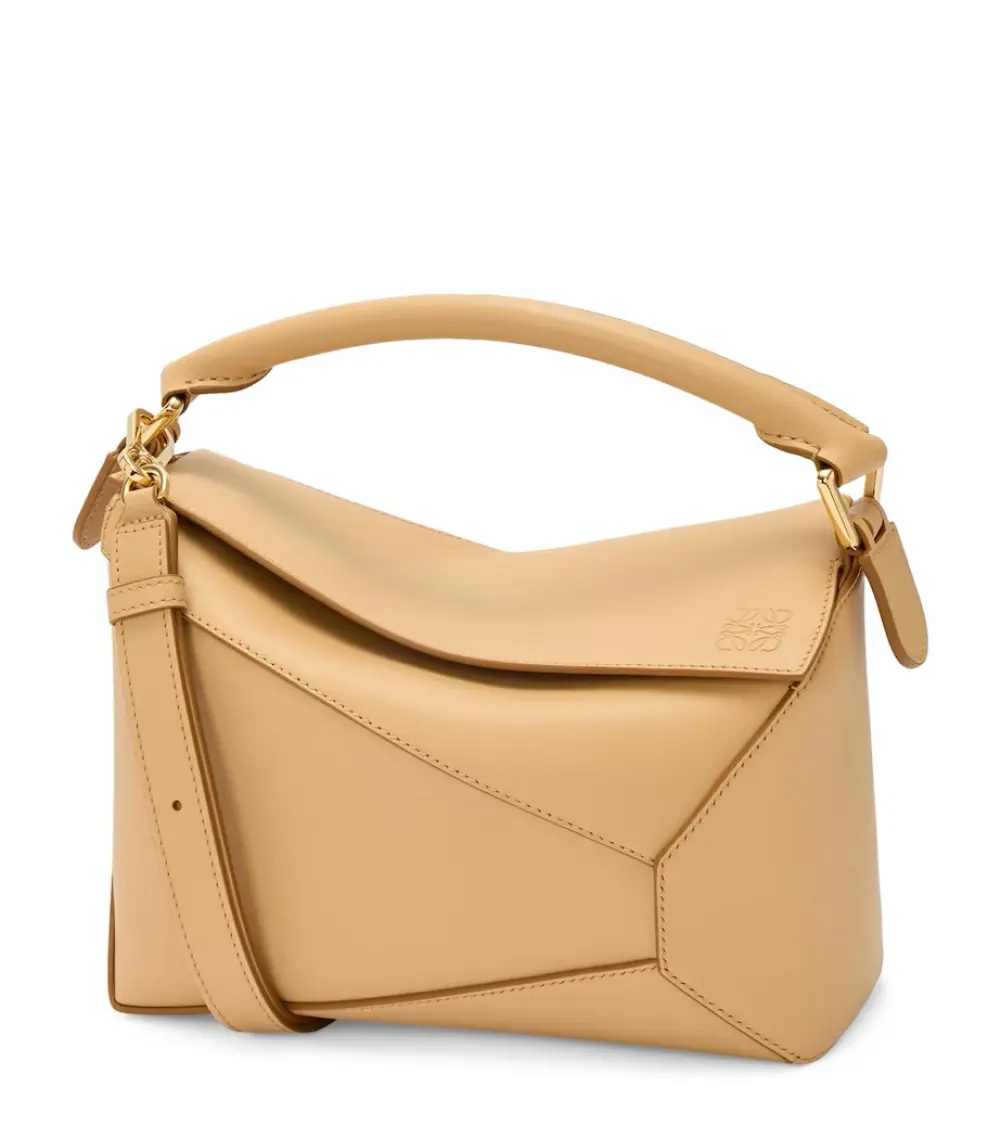 SMALL PUZZLE BAG CLASSIC CALFSKIN · silk beige