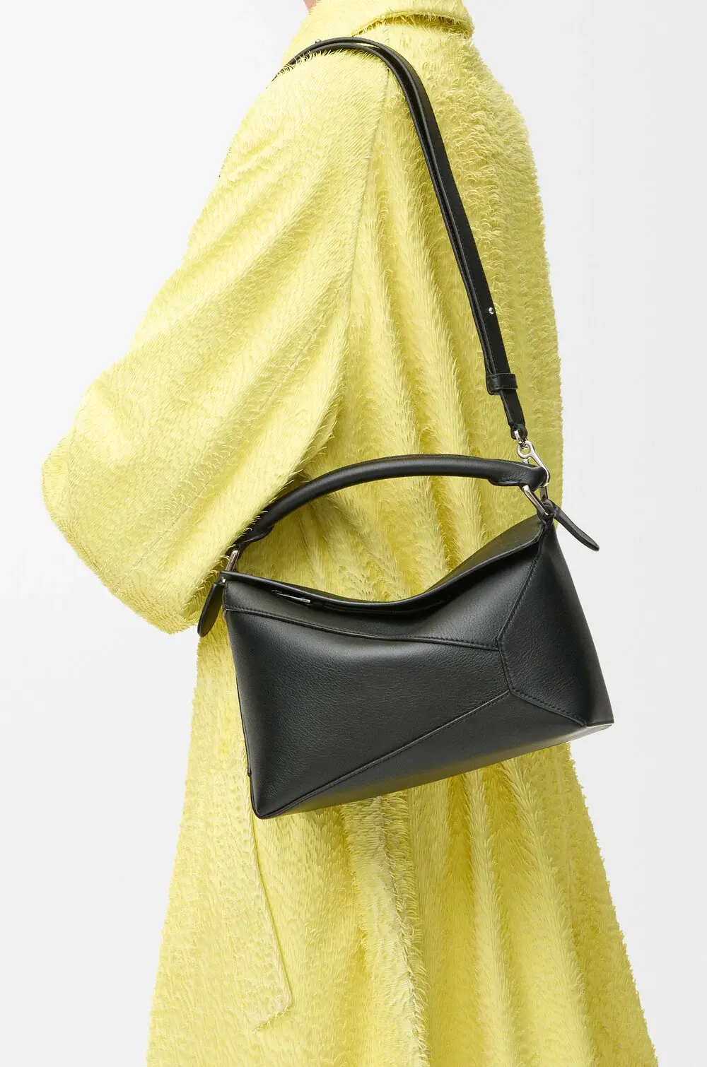 LOEWE SMALL PUZZLE BAG CLASSIC CALFSKIN black shw
