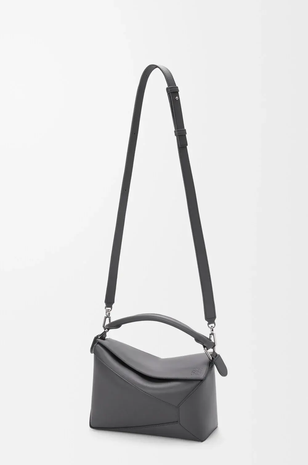 LOEWE SMALL PUZZLE BAG CLASSIC CALFSKIN slate shw