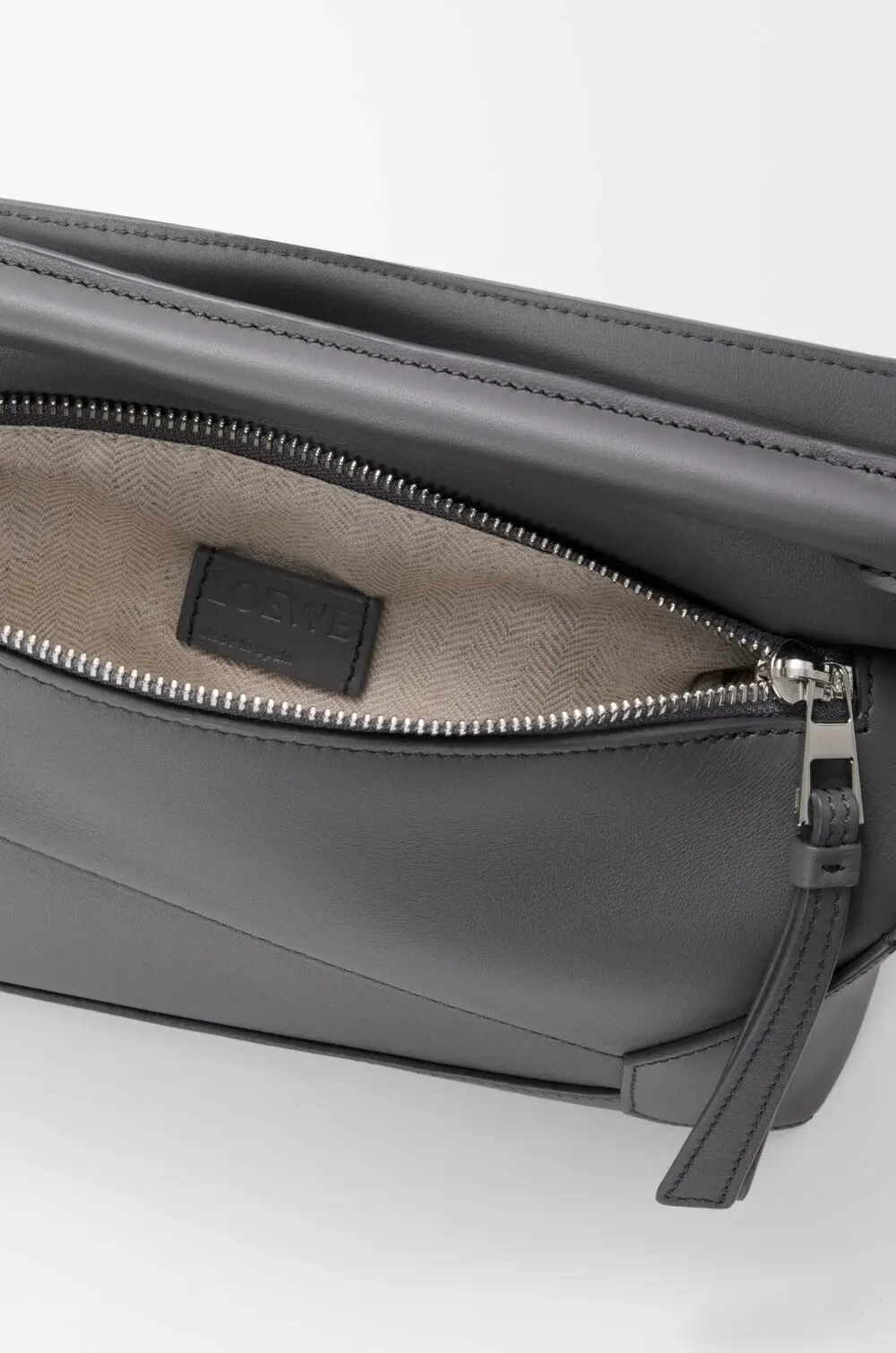 LOEWE SMALL PUZZLE BAG CLASSIC CALFSKIN slate shw