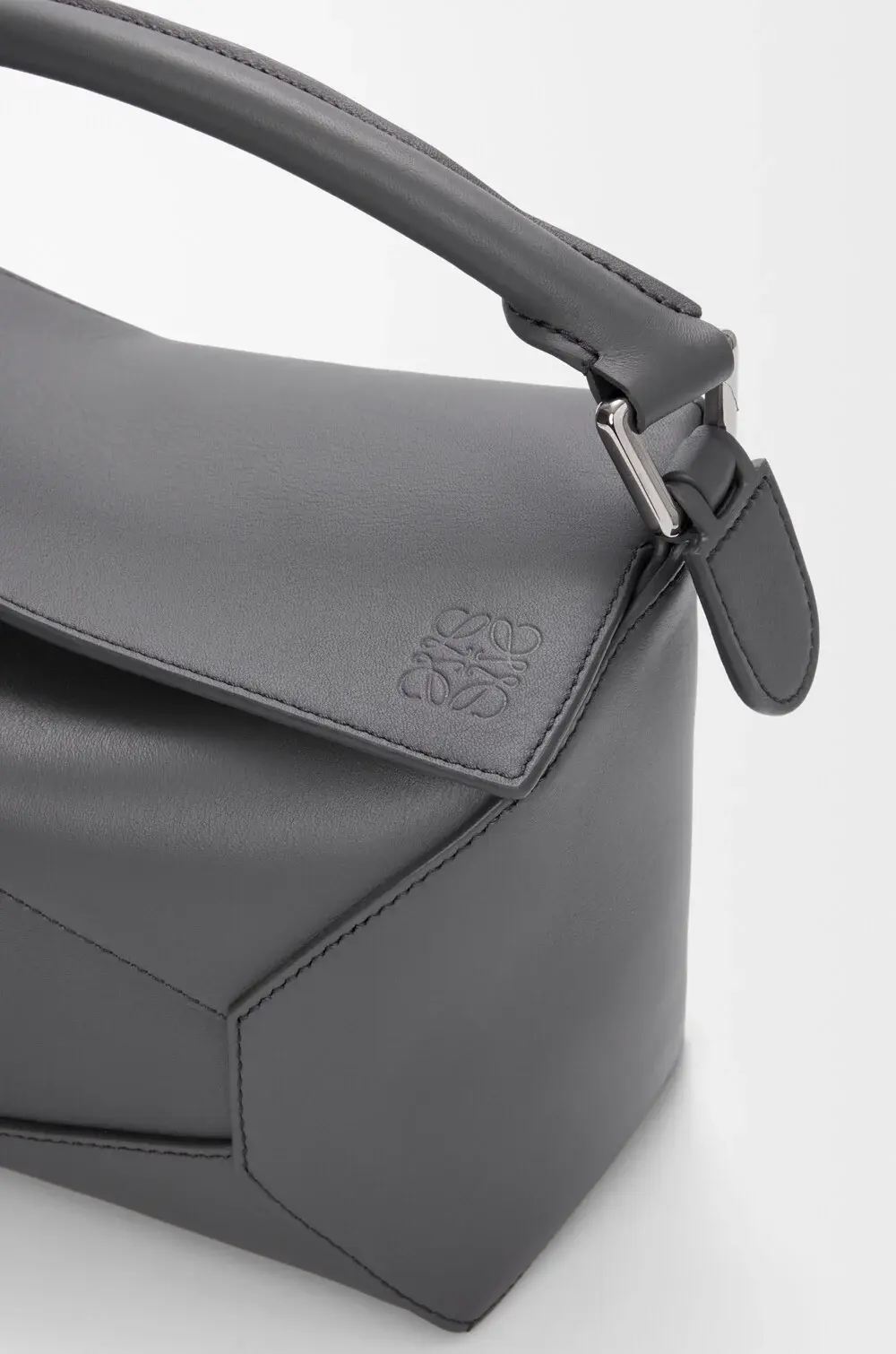 LOEWE SMALL PUZZLE BAG CLASSIC CALFSKIN slate shw