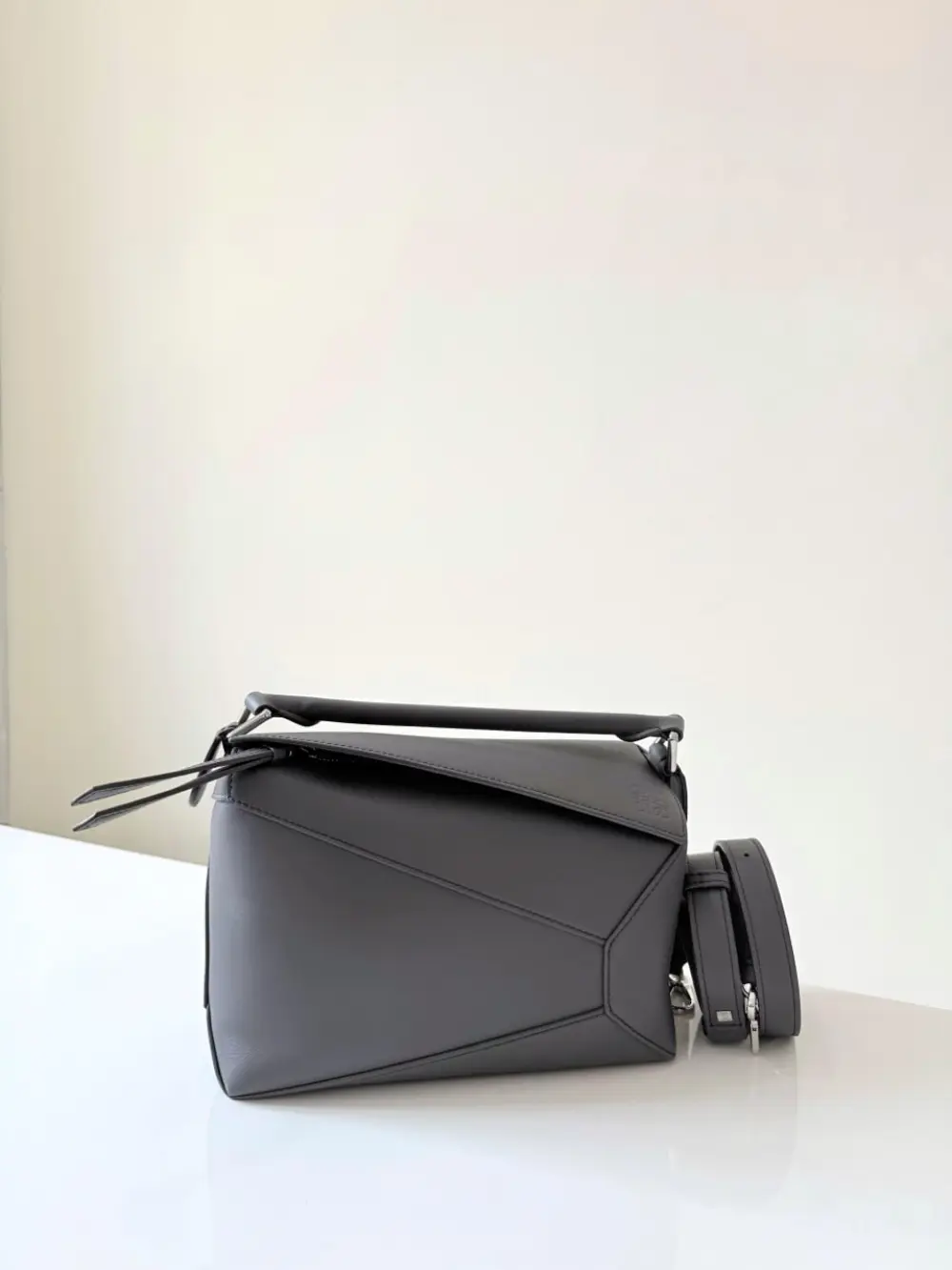 LOEWE SMALL PUZZLE BAG CLASSIC CALFSKIN slate shw