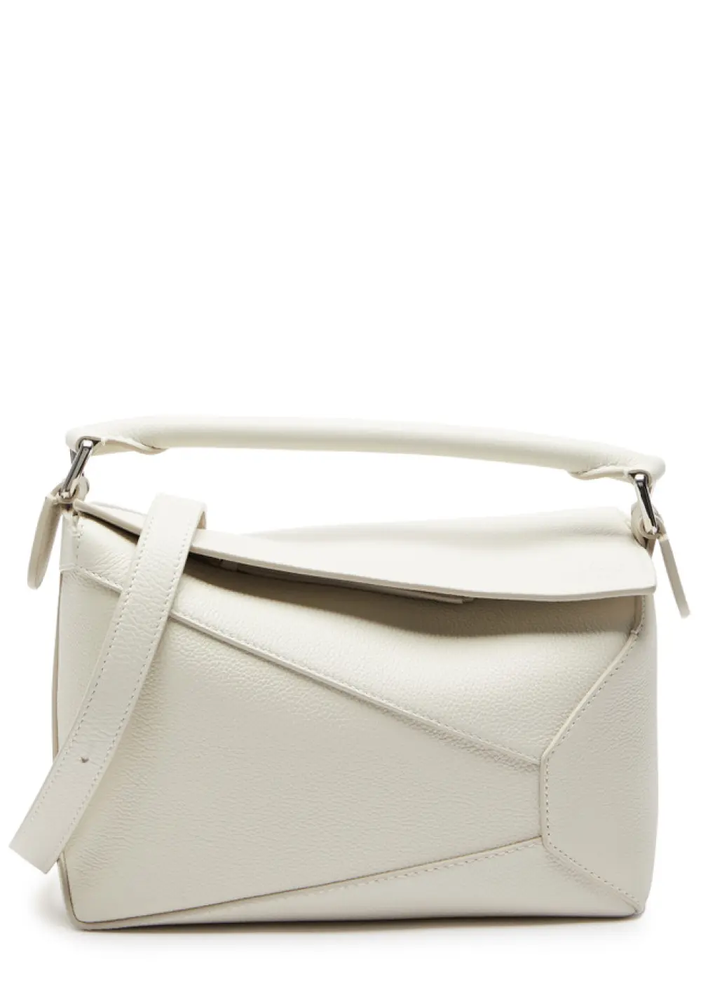 SMALL PUZZLE BAG SOFT GRAINED CALFSKIN · soft white shw