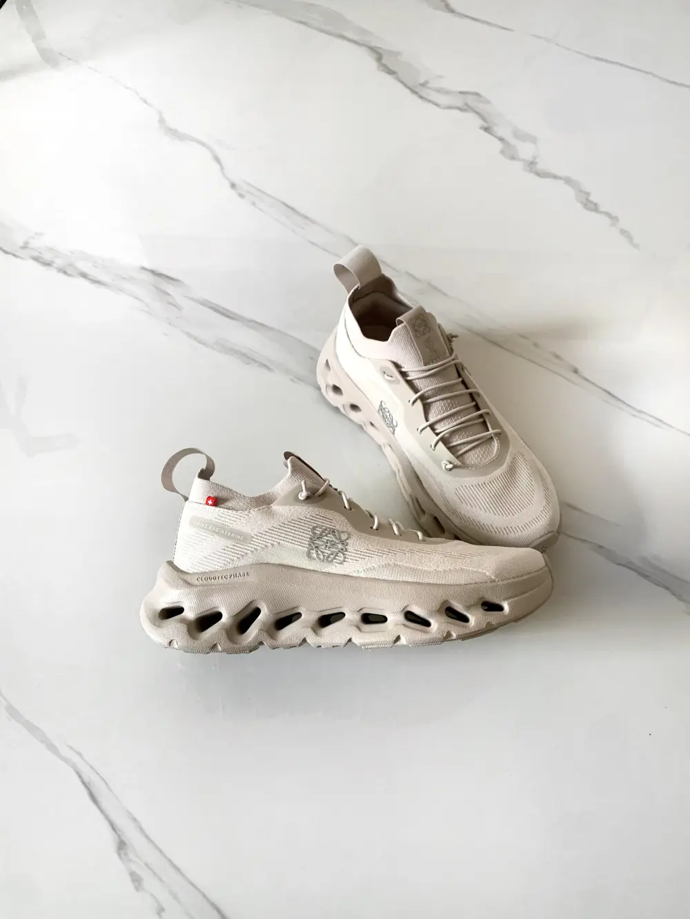 LOEWE X ON CLOUDTILT SNEAKERS sand