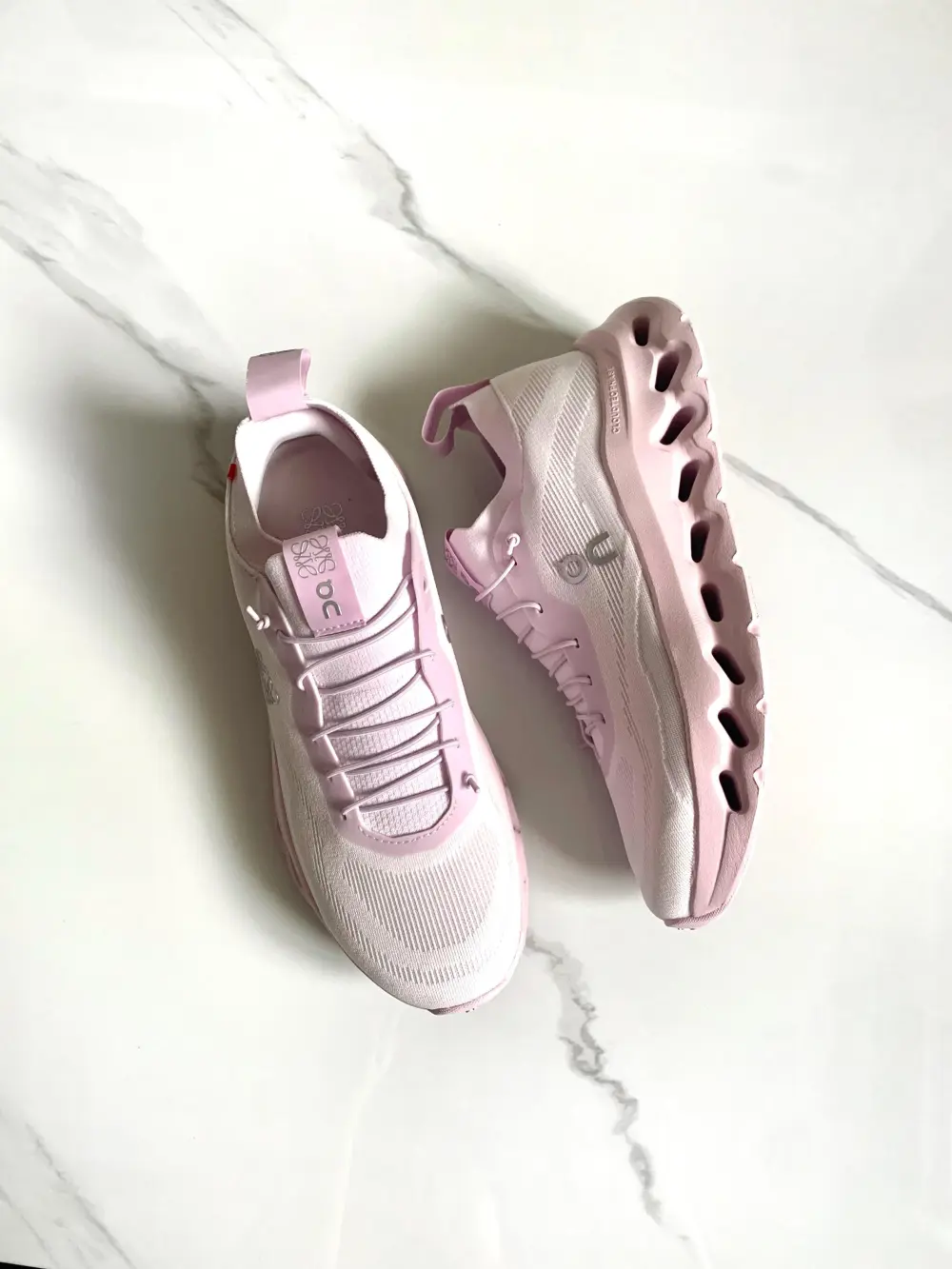 LOEWE X ON CLOUDTILT SNEAKERS pale pink