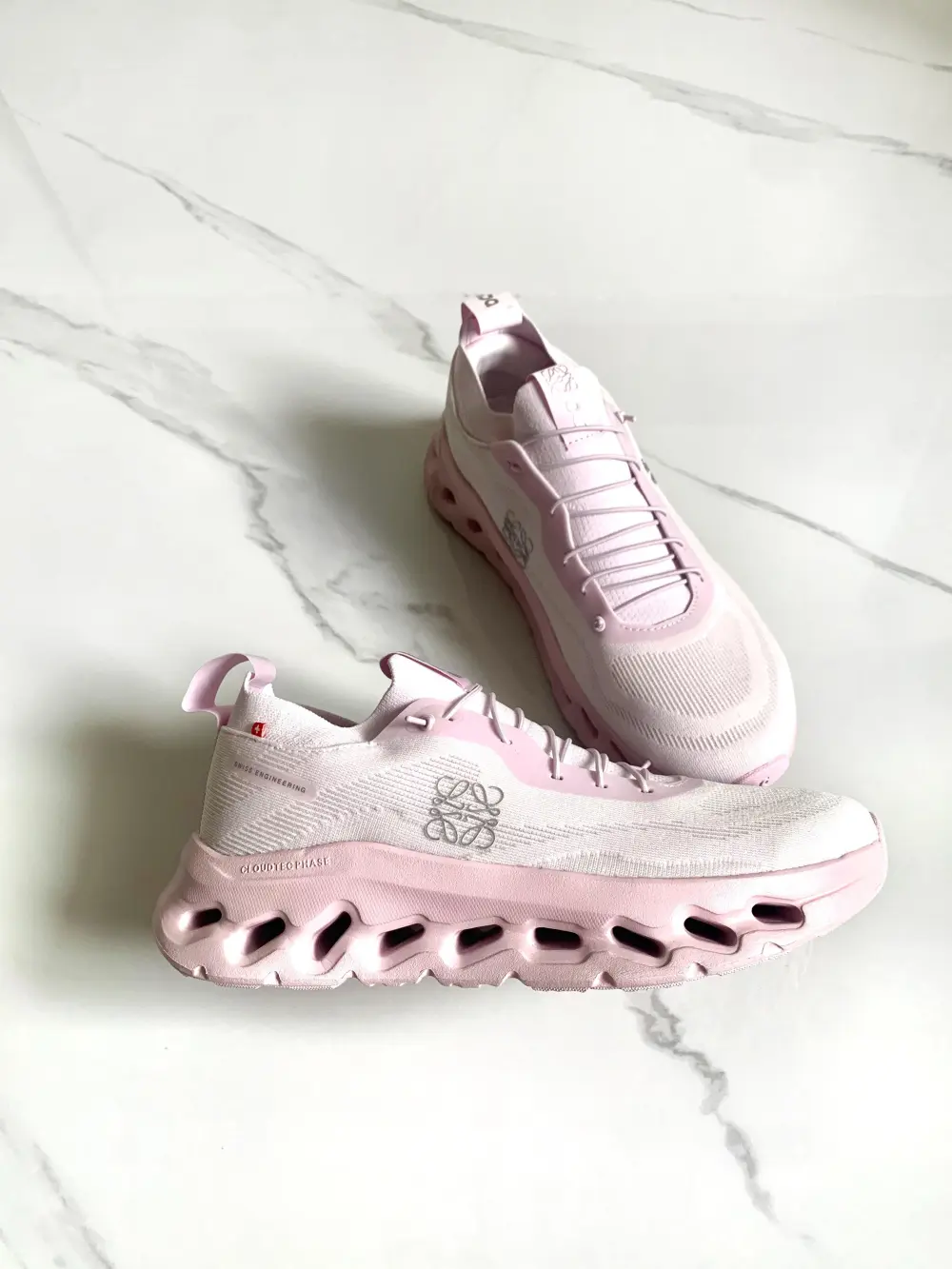 LOEWE X ON CLOUDTILT SNEAKERS pale pink