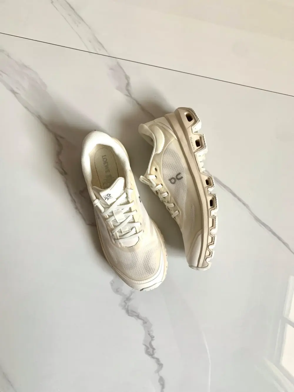 LOEWE X ON CLOUDVENTURE 2.0 SNEAKERS eggshell