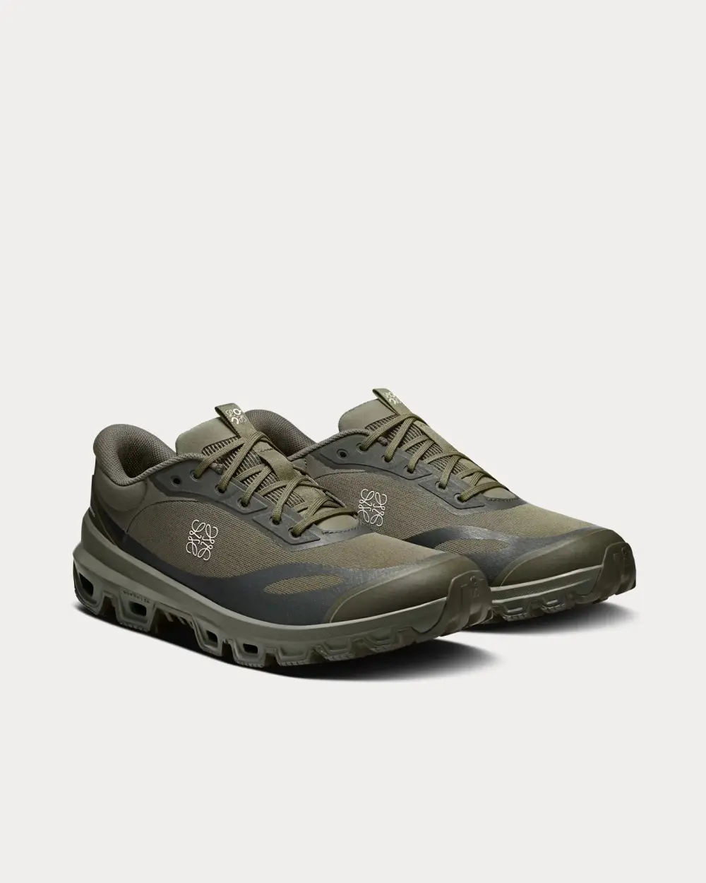 LOEWE X ON CLOUDVENTURE 2.0 SNEAKERS khaki green