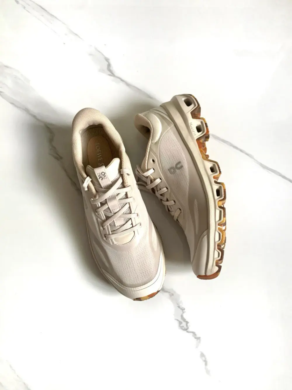 LOEWE X ON CLOUDVENTURE 2.0 SNEAKERS sand