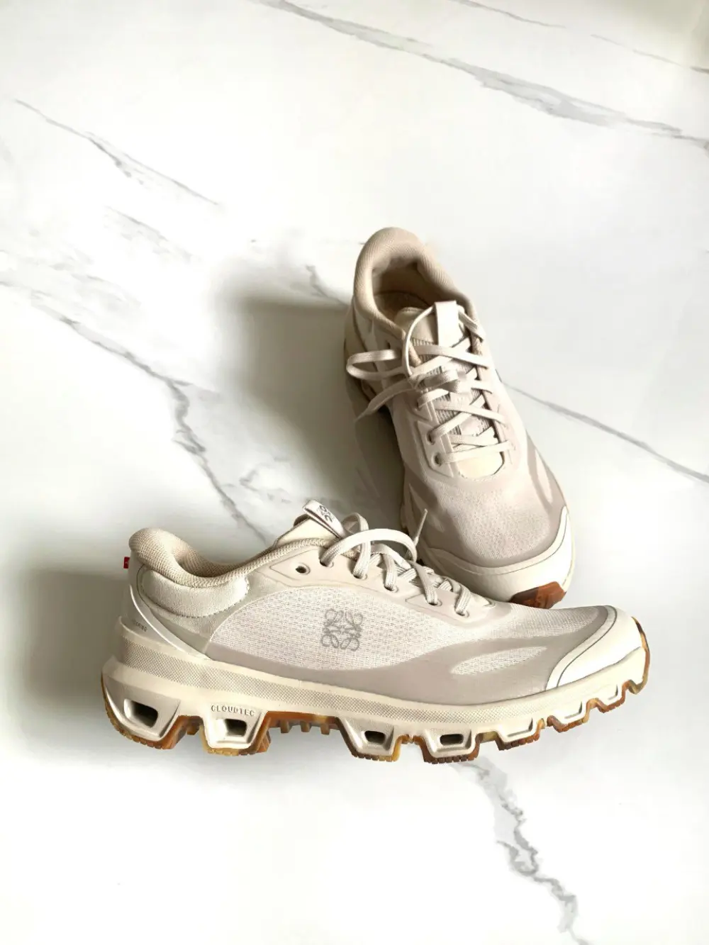 LOEWE X ON CLOUDVENTURE 2.0 SNEAKERS sand