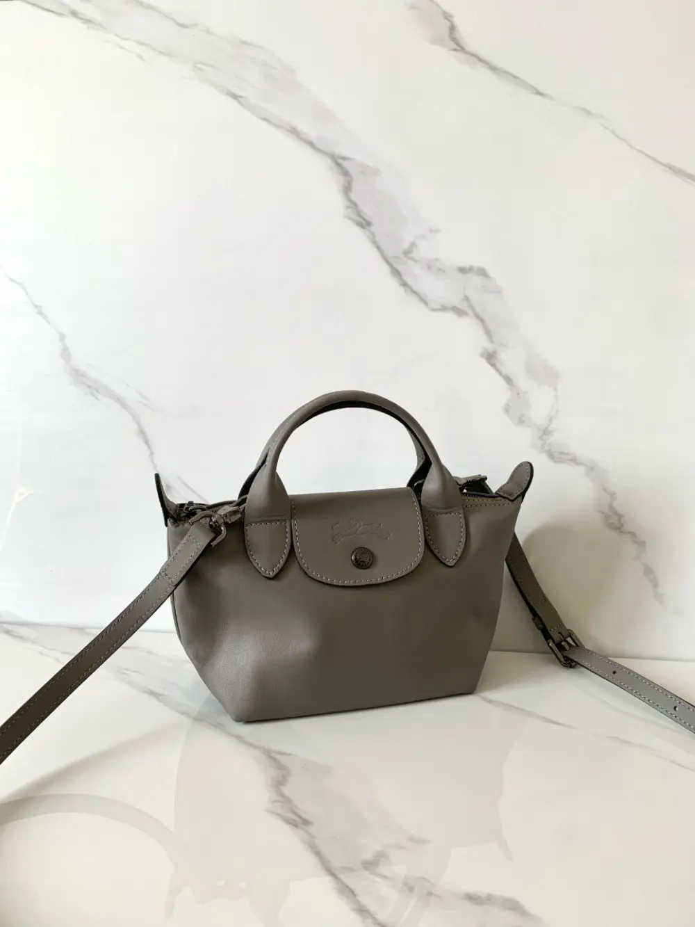 LONGCHAMP LE PLIAGE XTRA HANDBAG XS turtle dove leather