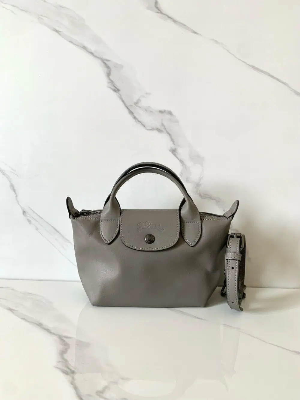 LONGCHAMP LE PLIAGE XTRA HANDBAG XS turtle dove leather
