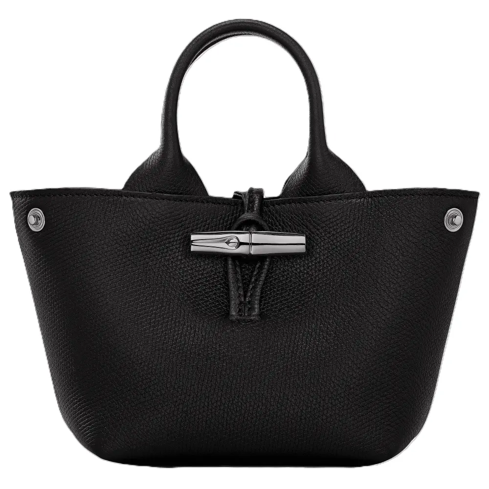 LE ROSEAU XS HANDBAG · black leather