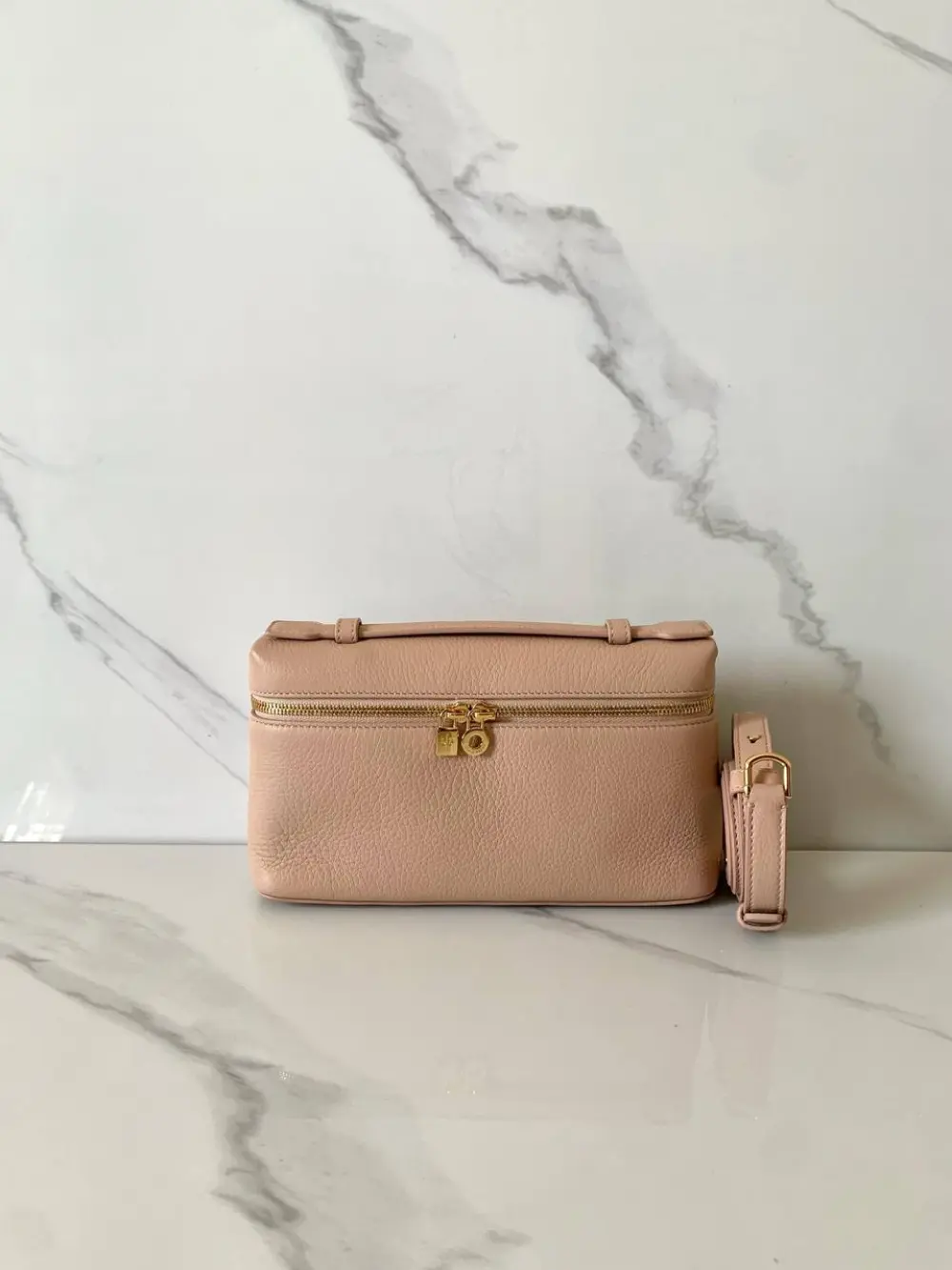 LORO PIANA EXTRA POCKET L19 feather pink / sun gold (30hh)