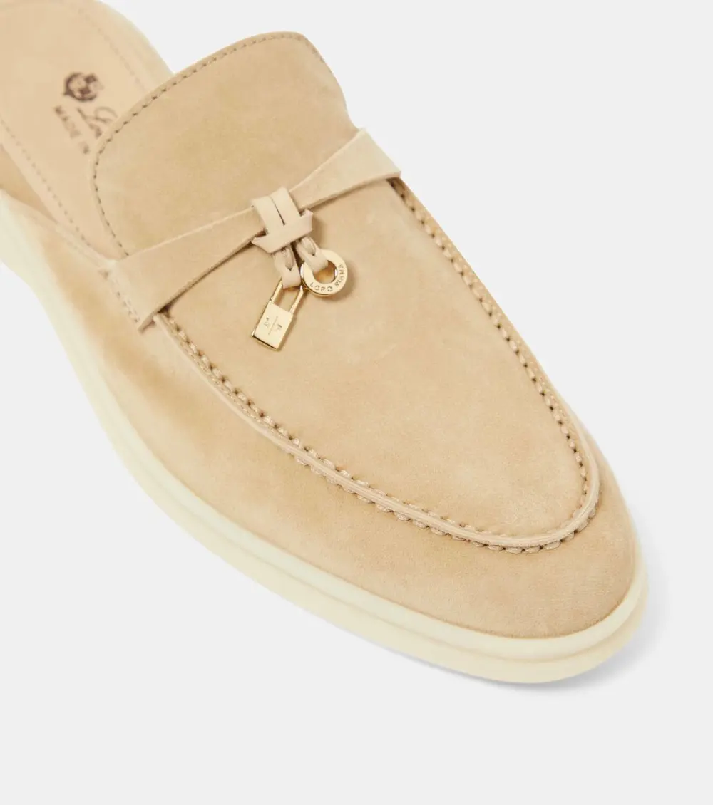 LORO PIANA BABOUCHE CHARMS WALK MULES hinoki wood (d0iw)