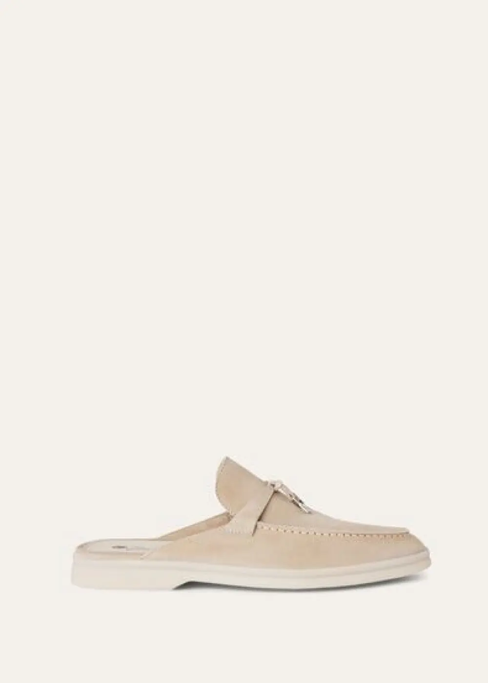 LORO PIANA BABOUCHE CHARMS WALK MULES linen (d746)