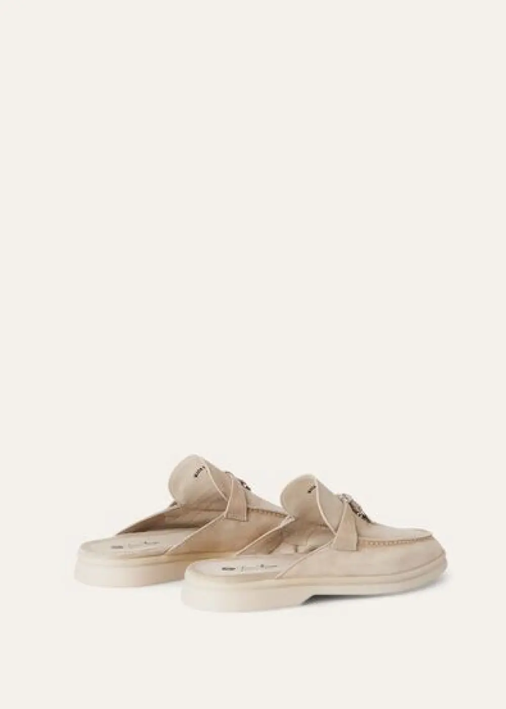 LORO PIANA BABOUCHE CHARMS WALK MULES linen (d746)