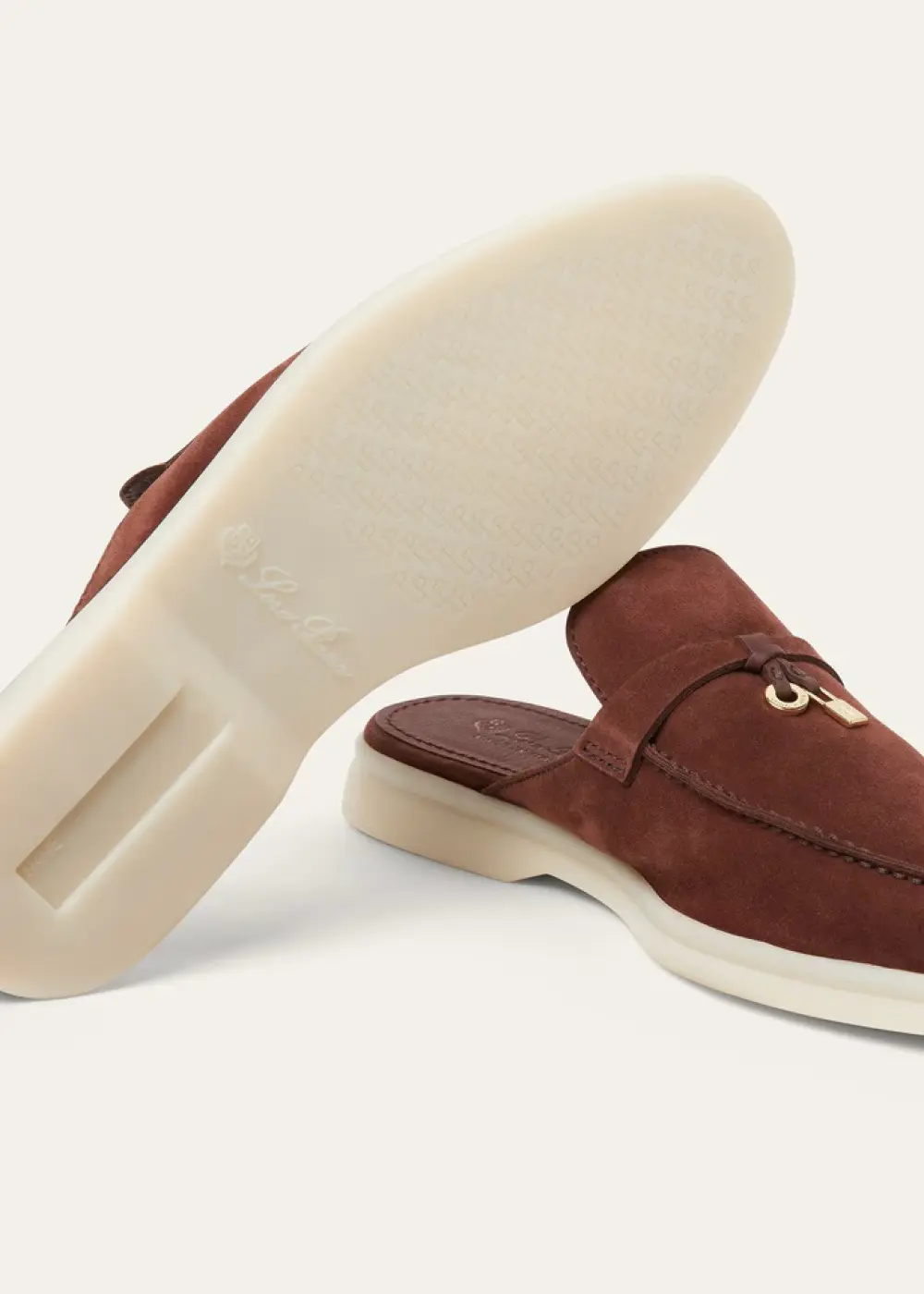 LORO PIANA BABOUCHE CHARMS WALK MULES oxblood (q0b2)