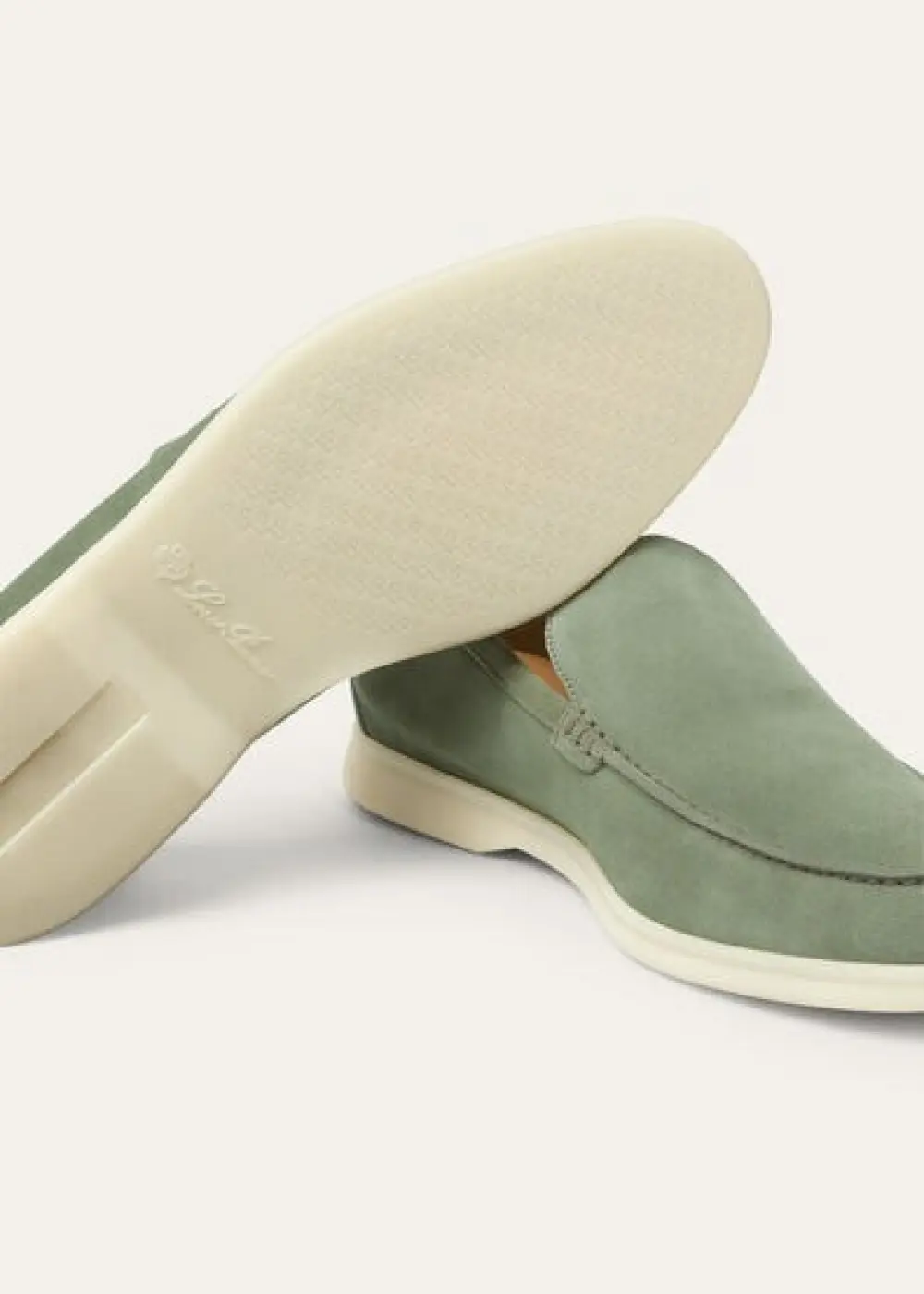 LORO PIANA SUMMER CHAMRS WALK LOAFER MEN SUEDE shamrock (51cf)