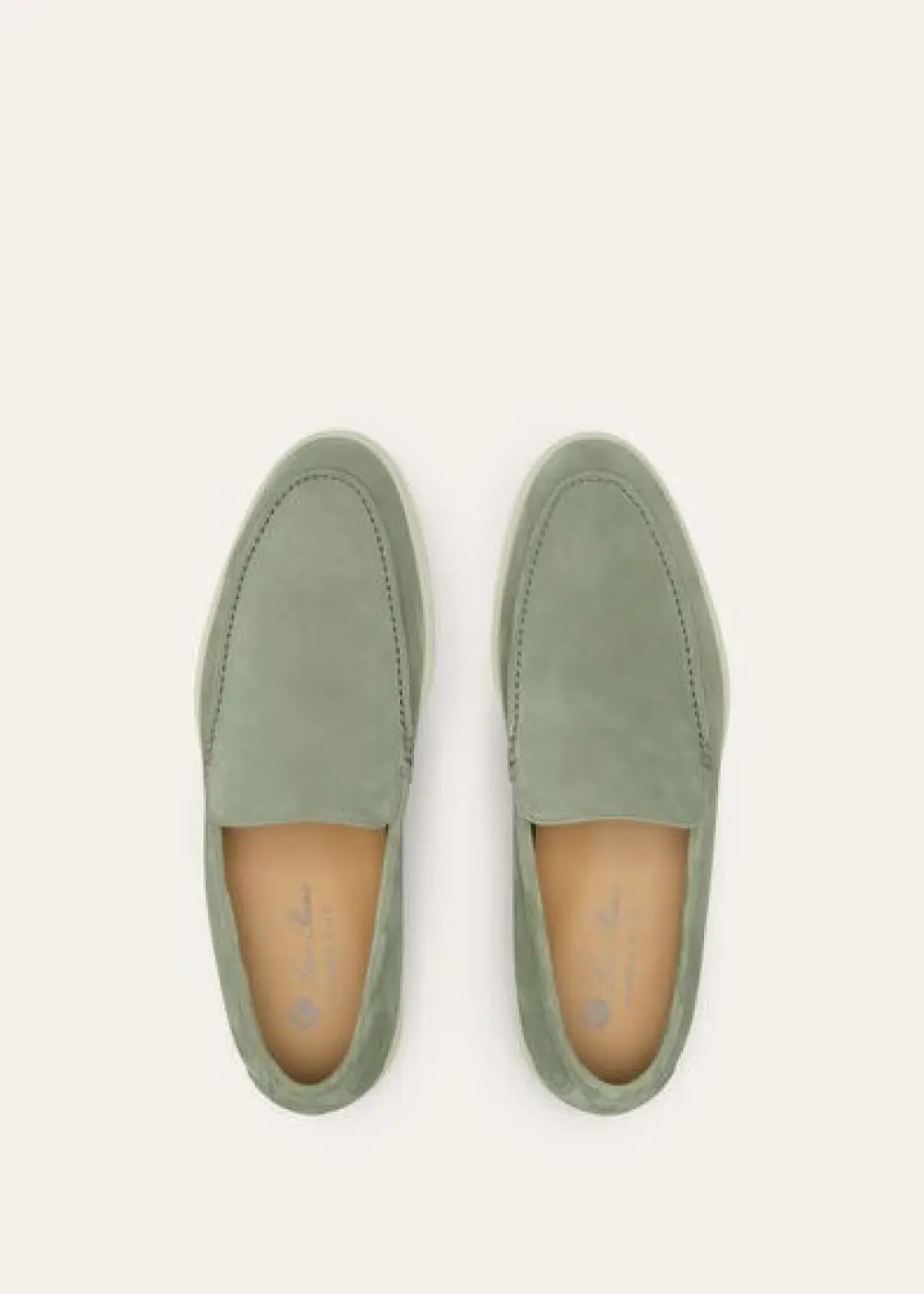 LORO PIANA SUMMER CHAMRS WALK LOAFER MEN SUEDE shamrock (51cf)