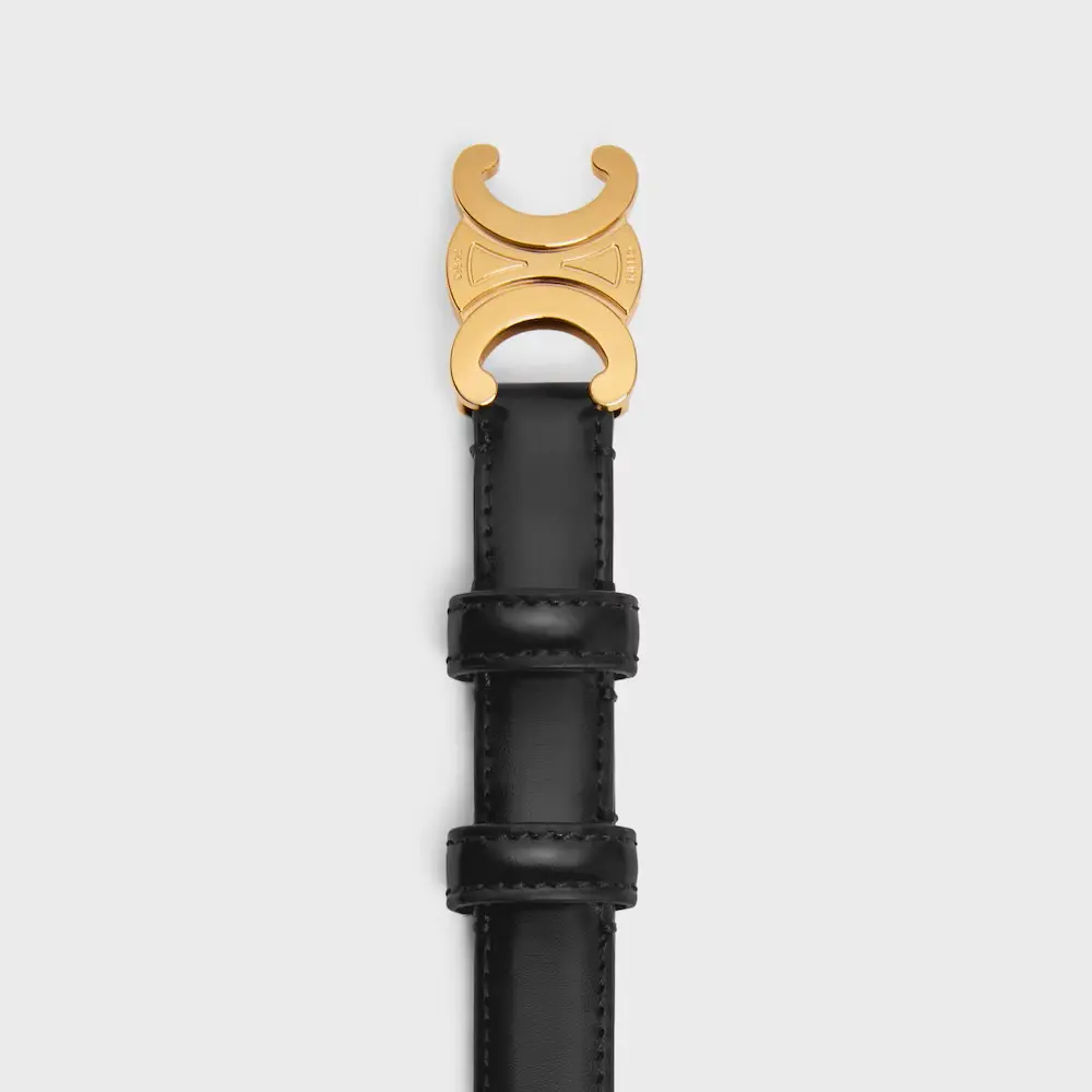 CELINE BELT TRIOMPHE 1,8CM black ghw