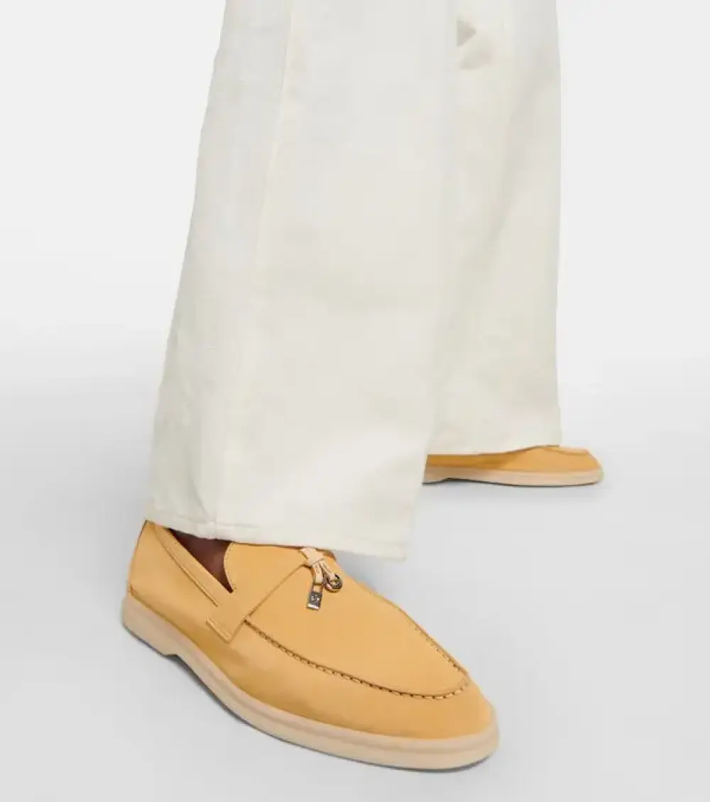 LORO PIANA SUMMER CHARMS WALK LOAFER morning sun