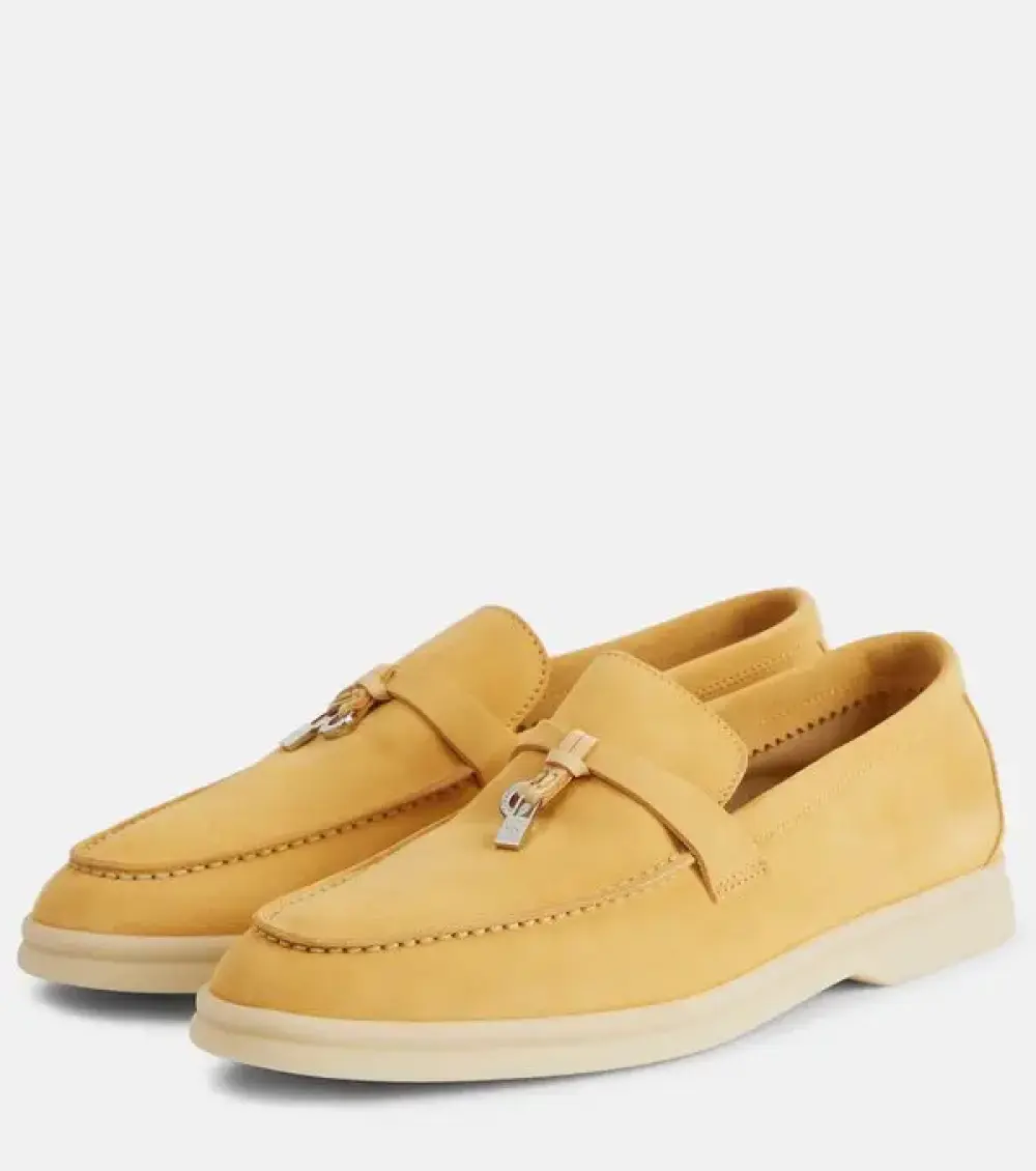 LORO PIANA SUMMER CHARMS WALK LOAFER morning sun