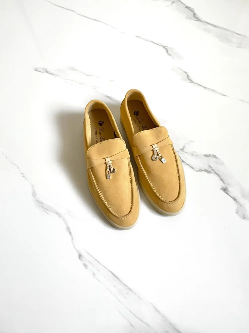 LORO PIANA SUMMER CHARMS WALK LOAFER morning sun