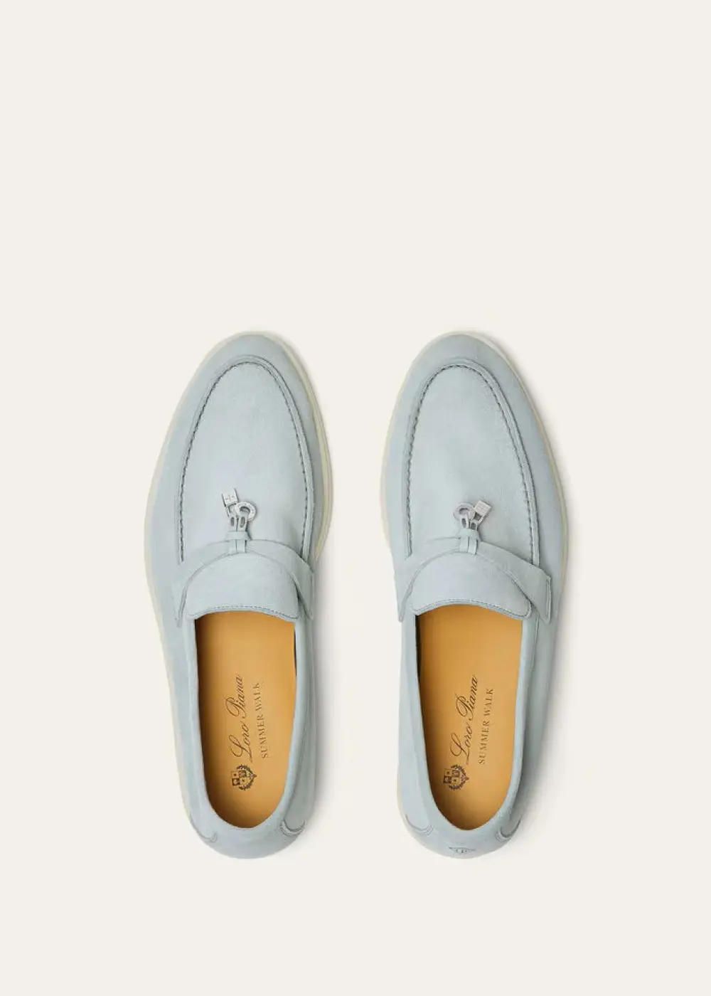 LORO PIANA SUMMER CHARMS WALK LOAFER azure sapphire (60eu)