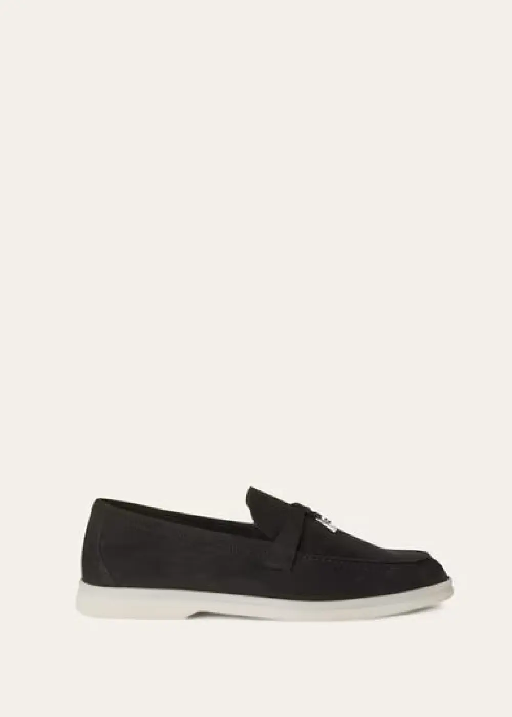 LORO PIANA SUMMER CHARMS WALK LOAFER caviar black (mb97)