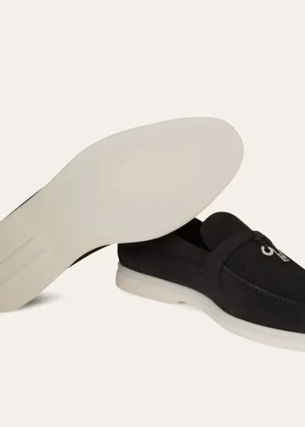 LORO PIANA SUMMER CHARMS WALK LOAFER caviar black (mb97)