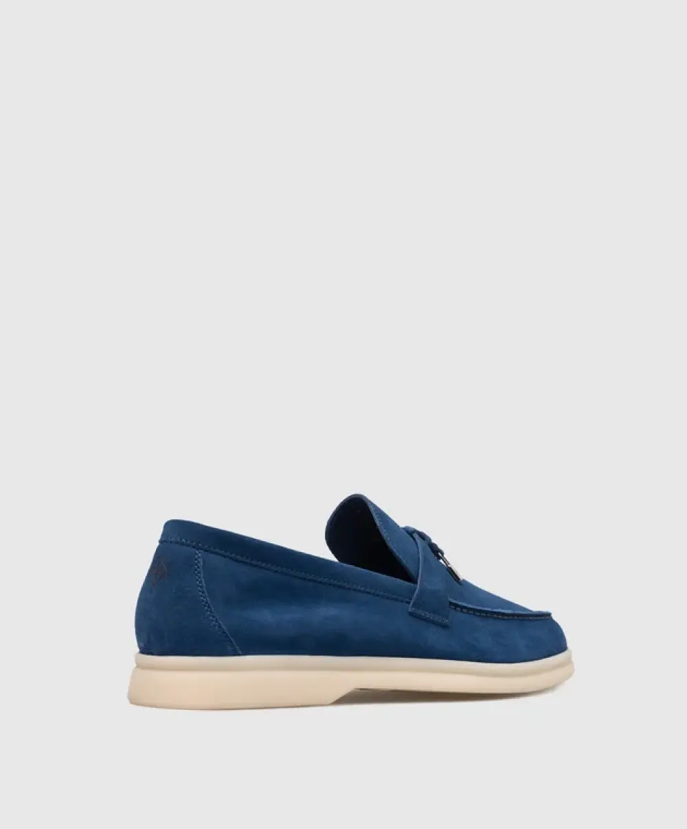 LORO PIANA SUMMER CHARMS WALK LOAFER blue fluorite (w13o)