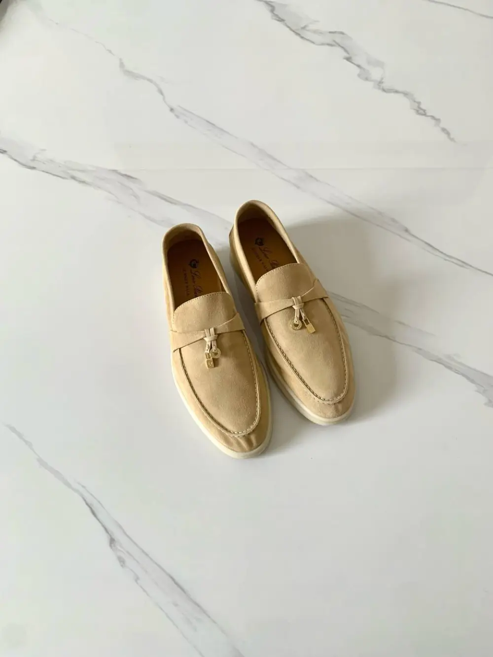 LORO PIANA SUMMER CHARMS WALK LOAFER hinoki wood (d0iw)