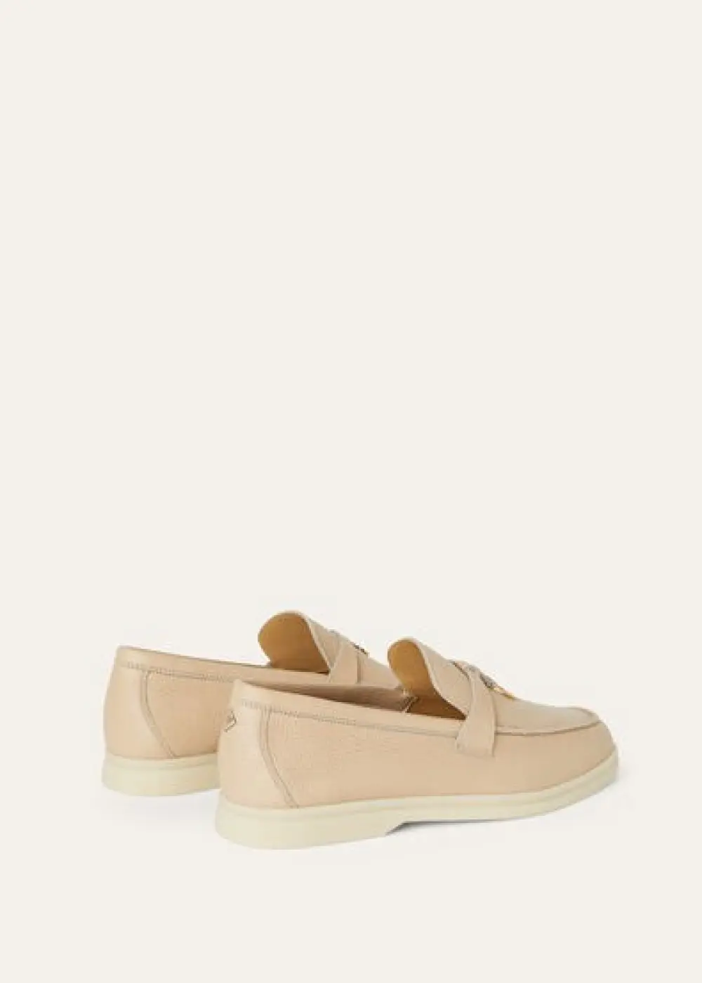 LORO PIANA SUMMER CHARMS WALK LOAFER natural light camel deerskin (a0c7)