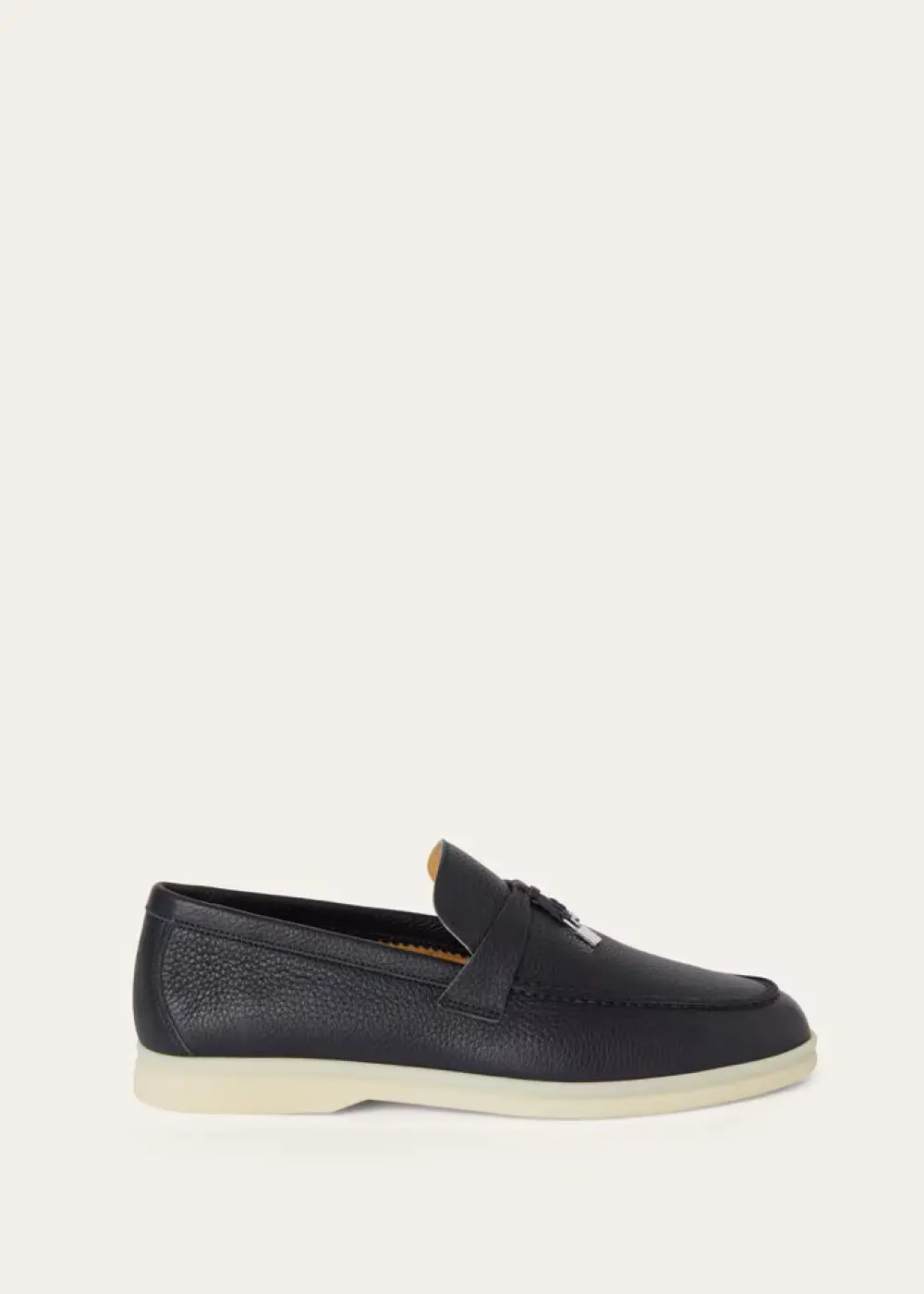 LORO PIANA SUMMER CHARMS WALK LOAFER navy blue leather (w000)