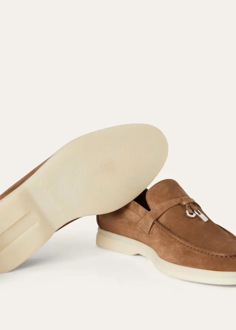 LORO PIANA SUMMER CHARMS WALK LOAFER tundra (h610)