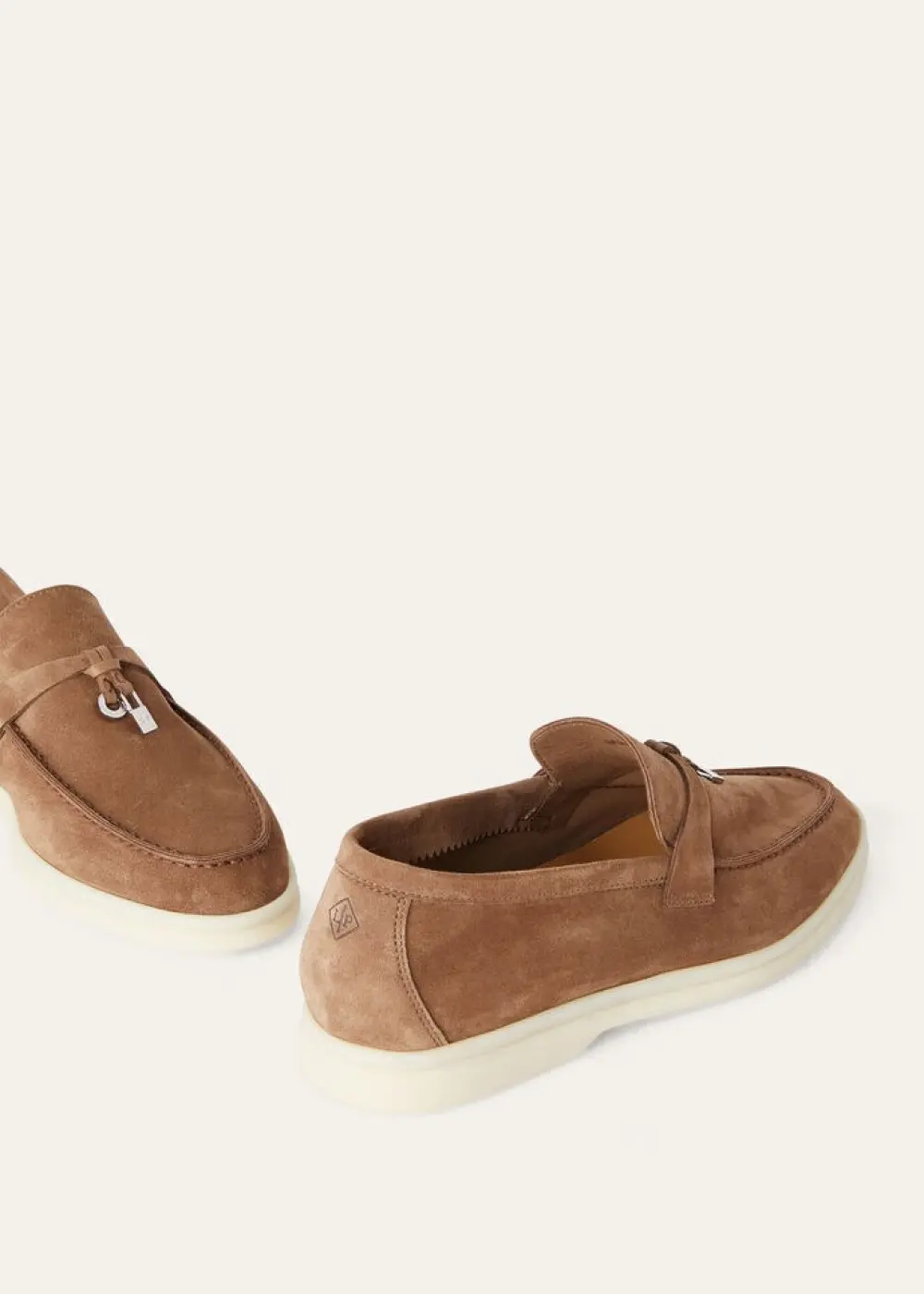 LORO PIANA SUMMER CHARMS WALK LOAFER tundra (h610)