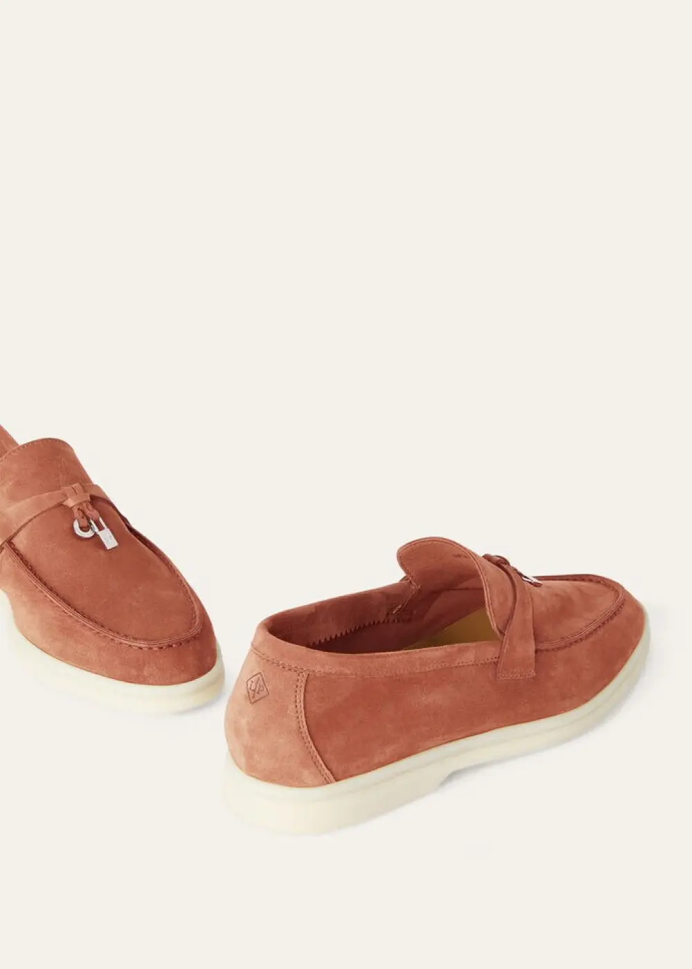 LORO PIANA SUMMER CHARMS WALK LOAFER dusty orange (l0bf)