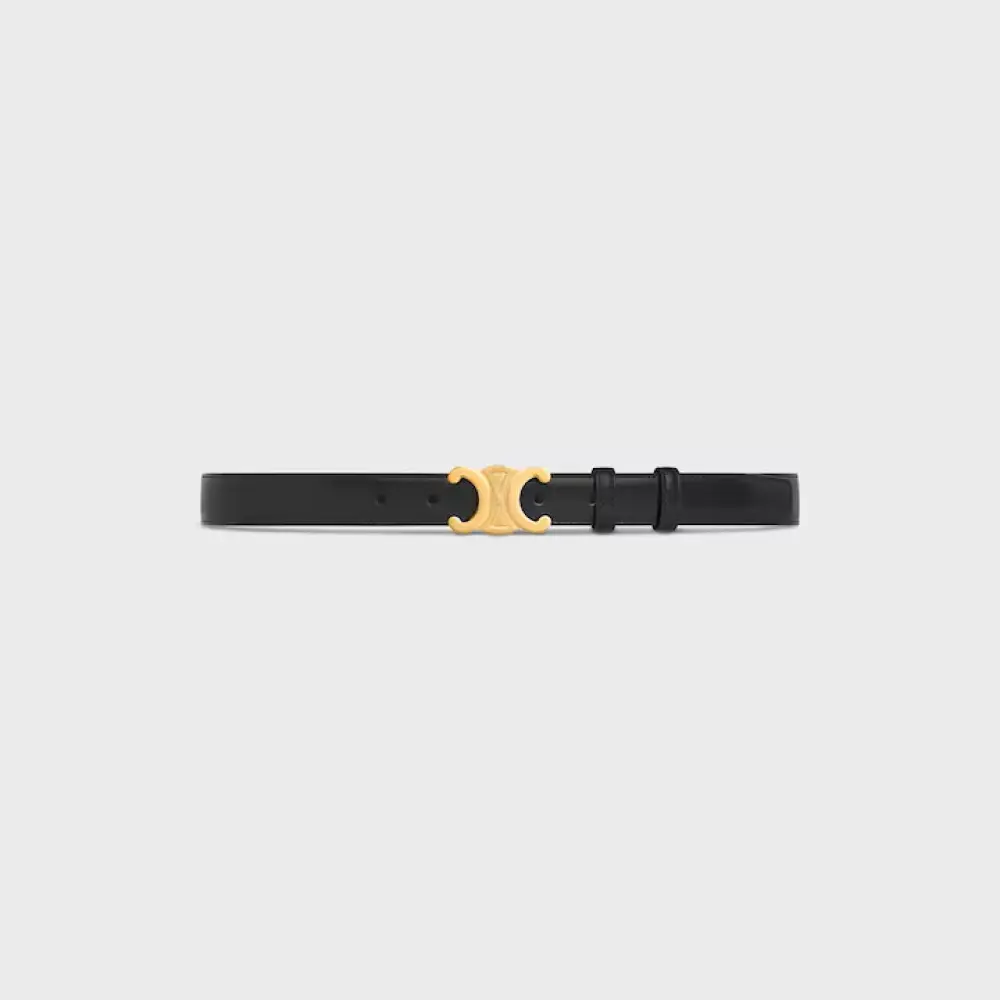 CELINE BELT TRIOMPHE 2,5CM black ghw