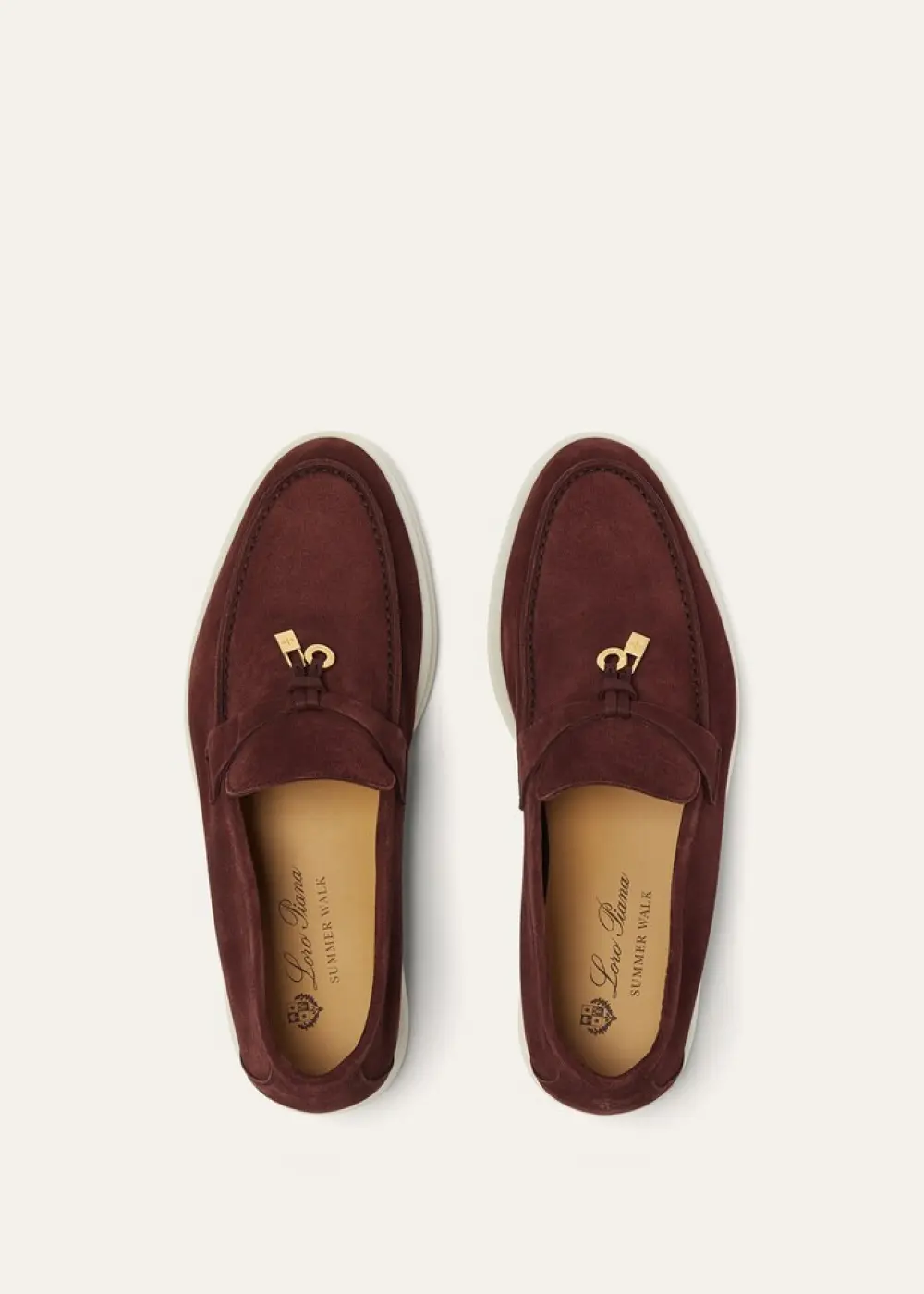 LORO PIANA SUMMER CHARMS WALK LOAFER oxblood (q0b2)