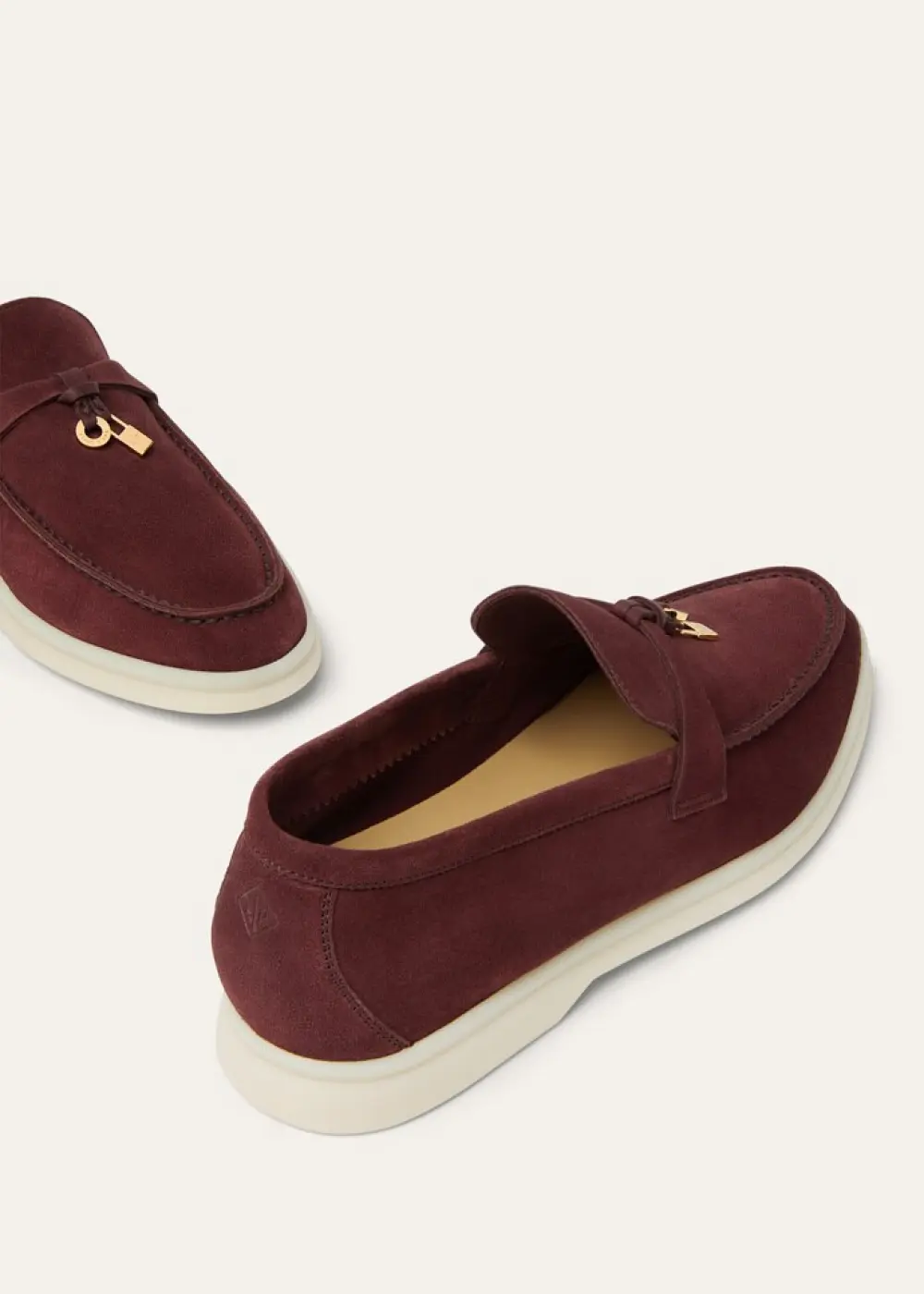 LORO PIANA SUMMER CHARMS WALK LOAFER oxblood (q0b2)