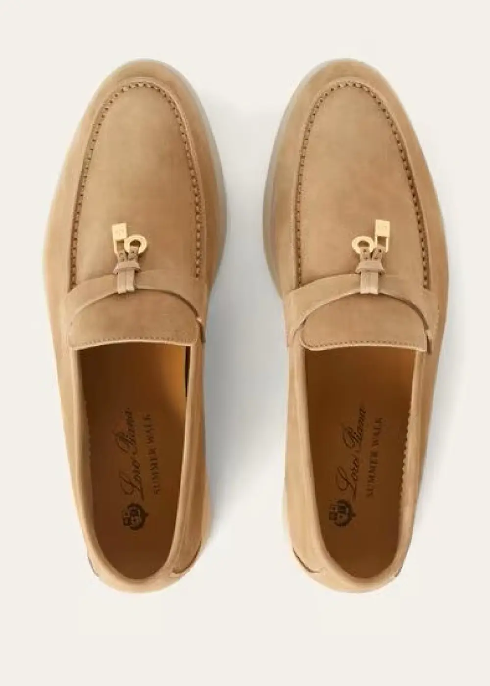 LORO PIANA SUMMER CHARMS WALK LOAFER sand stone (d044)