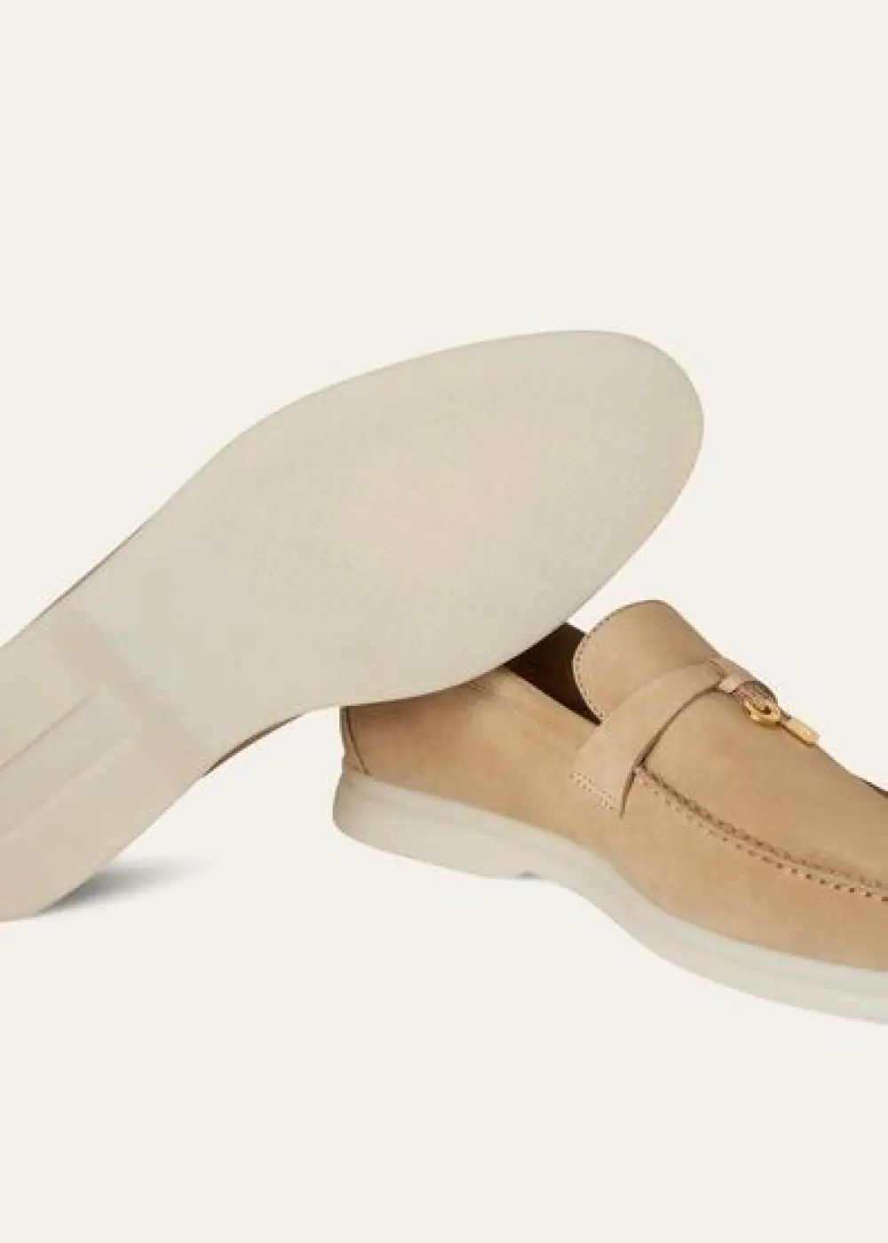 LORO PIANA SUMMER CHARMS WALK LOAFER sand stone (d044)