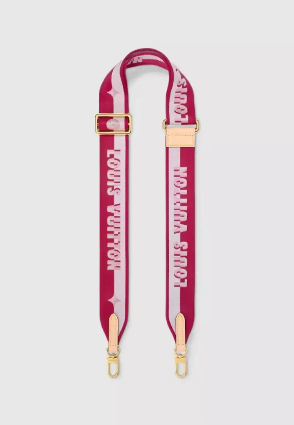 LOUIS VUITTON LV NEVERFULL BB monogram strap pink