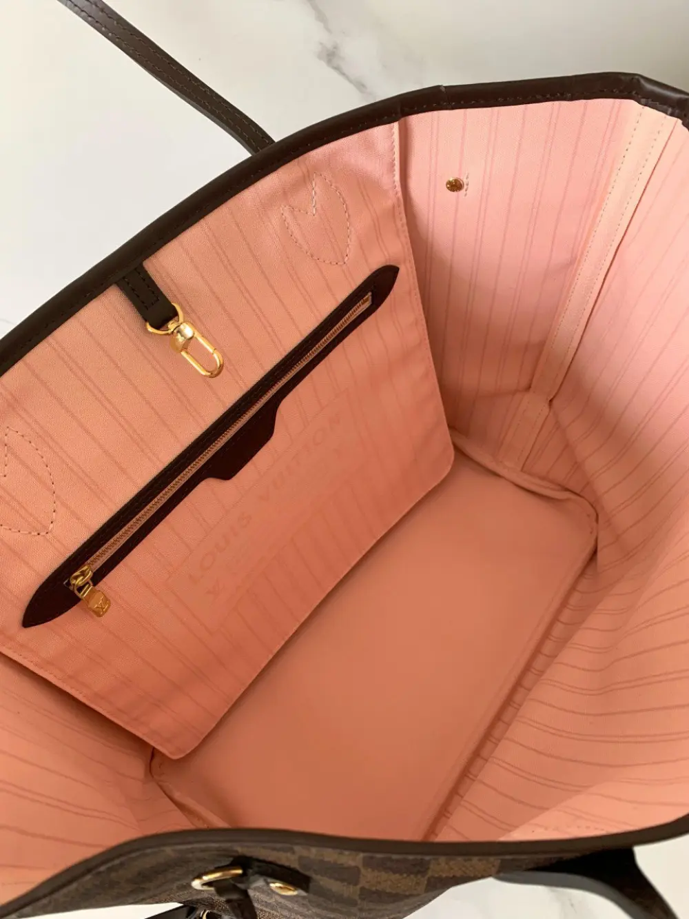 LOUIS VUITTON LV NEVERFULL MM (PRELOVED 2021) monogram pivoenne pink