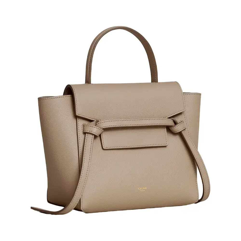 CELINE NANO BELT BAG light taupe