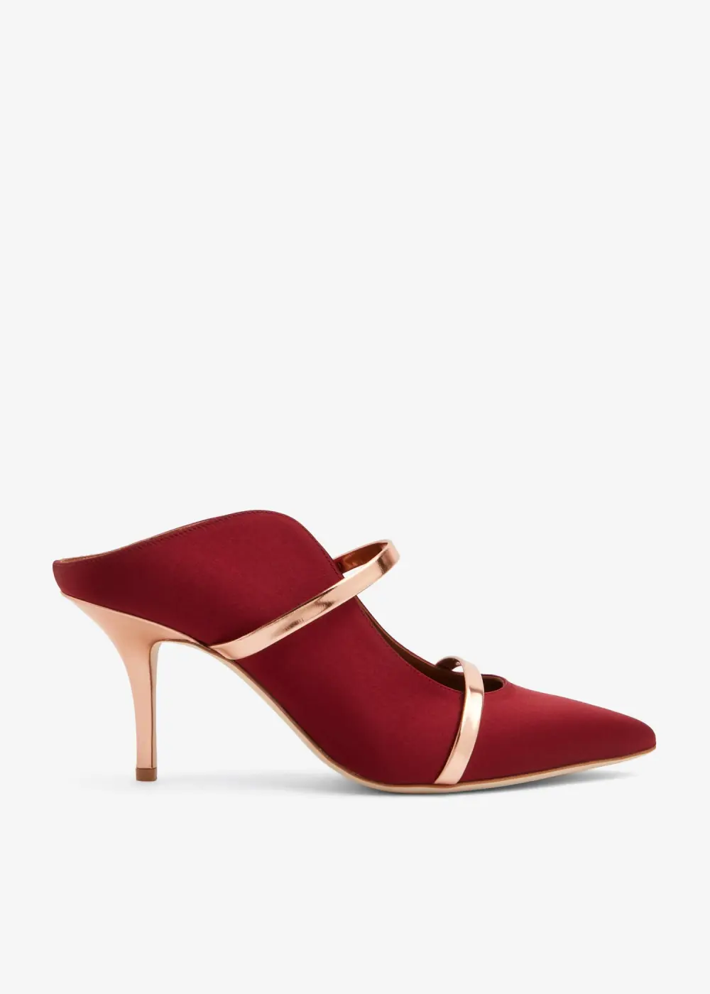 7CM · wine rosegold satin