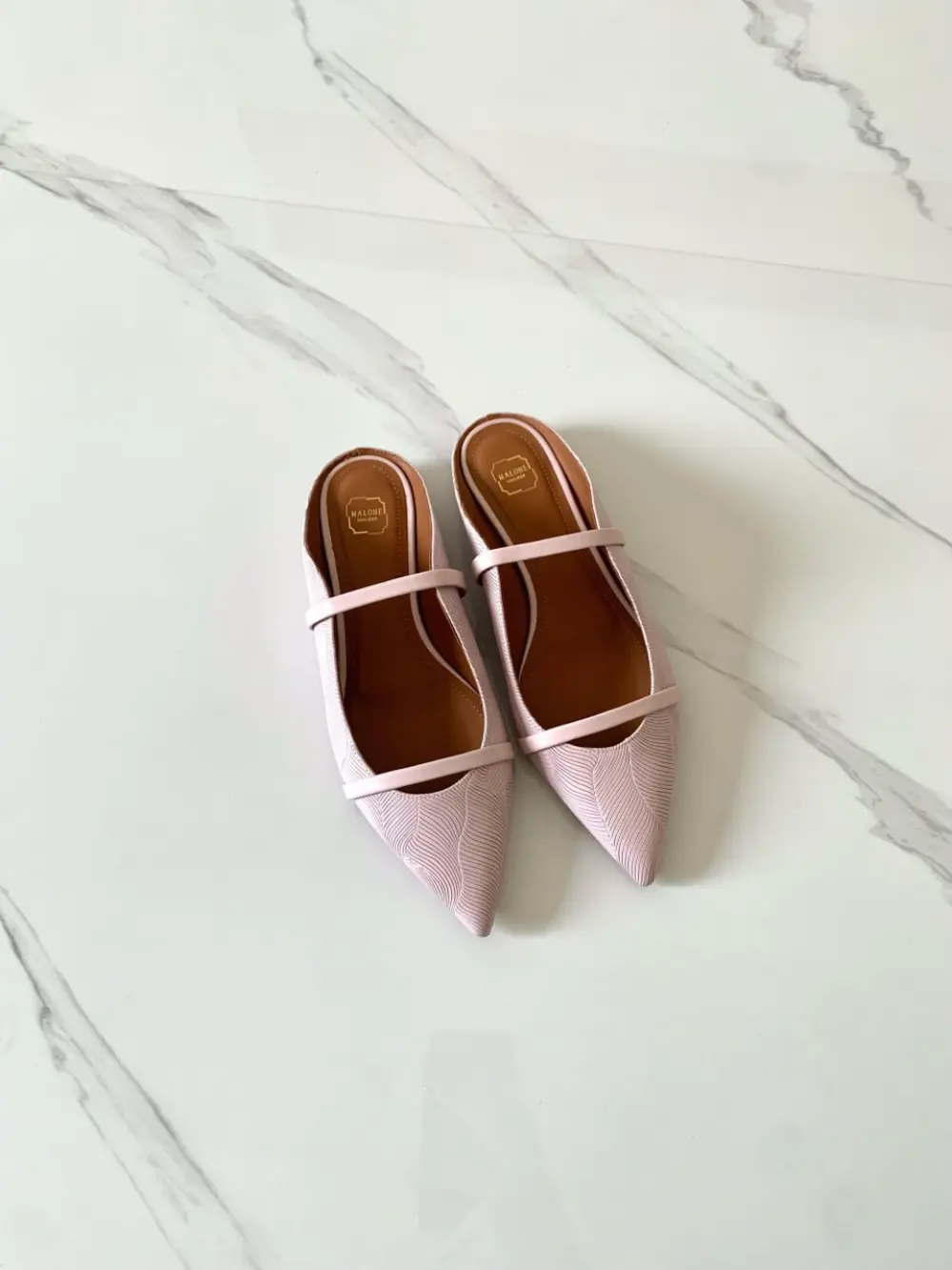 FLAT MULES · pink lilac
