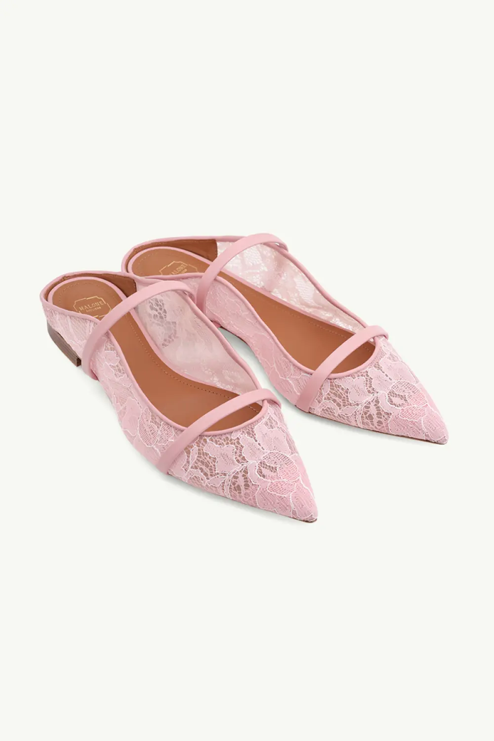 MALONE FLAT MULES pink rose