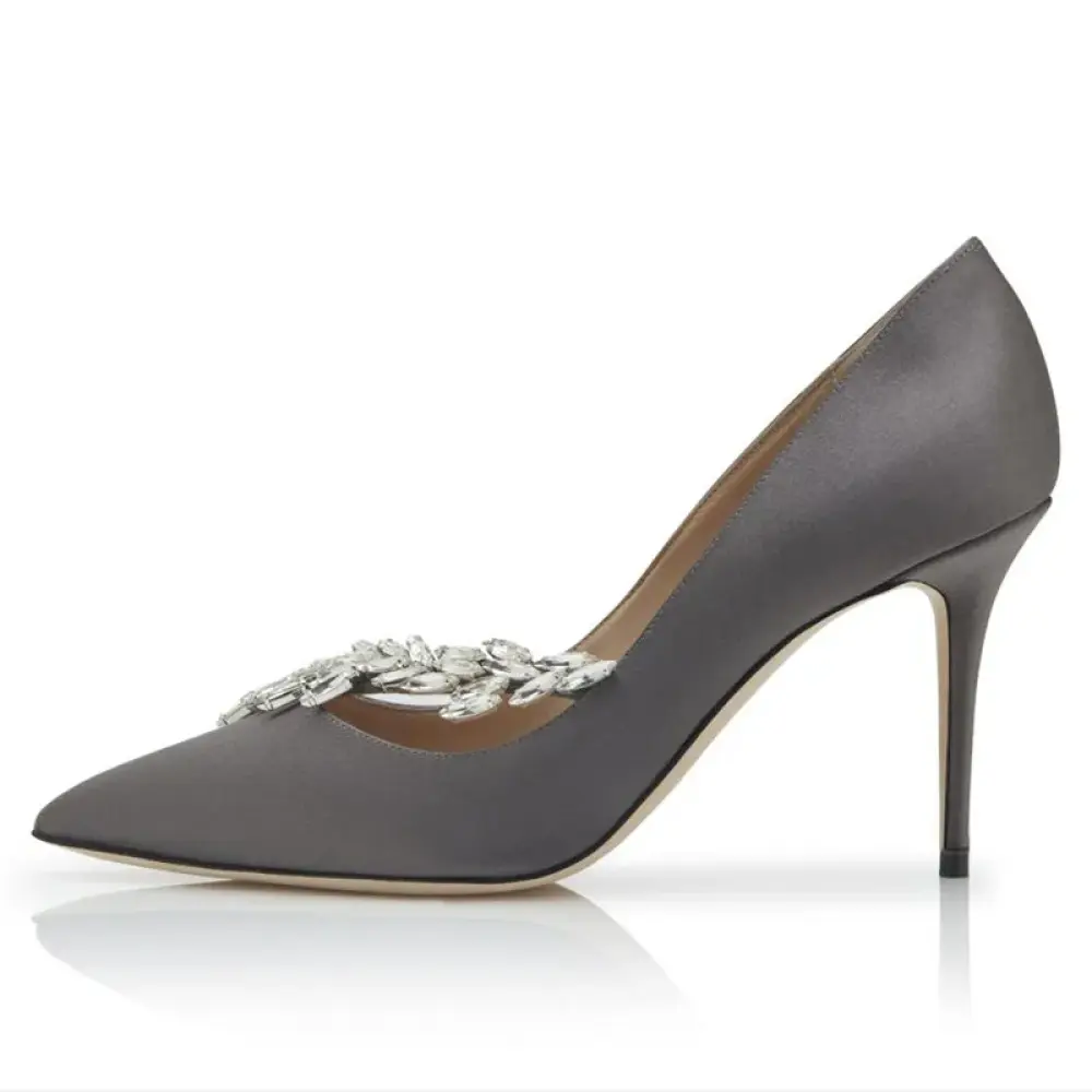 HANGISI NADIRA HEELS 9CM · dark grey